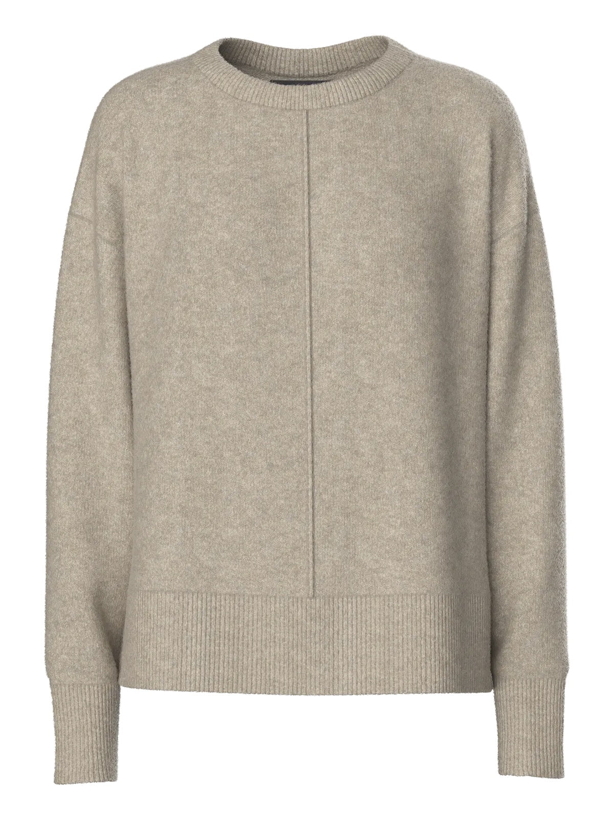 Pieces O - Neck Jumper Knit Melange - Glebe Fashion