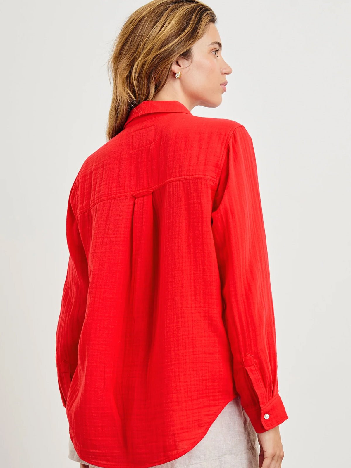 Rails Ellis Shirt Cherry Red - Glebe Fashion