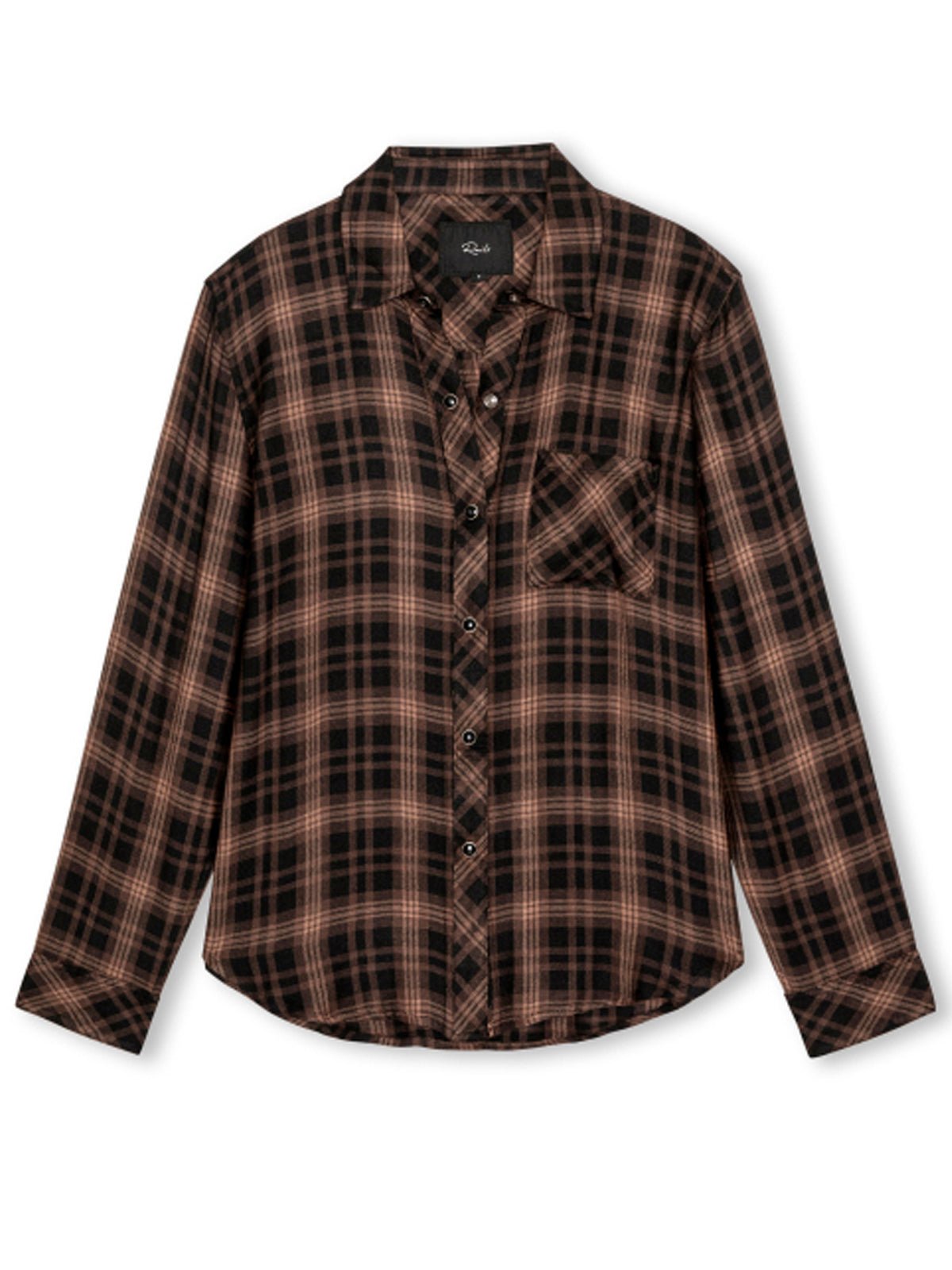 Rails Hunter Shirt Almond Black - Glebe Fashion
