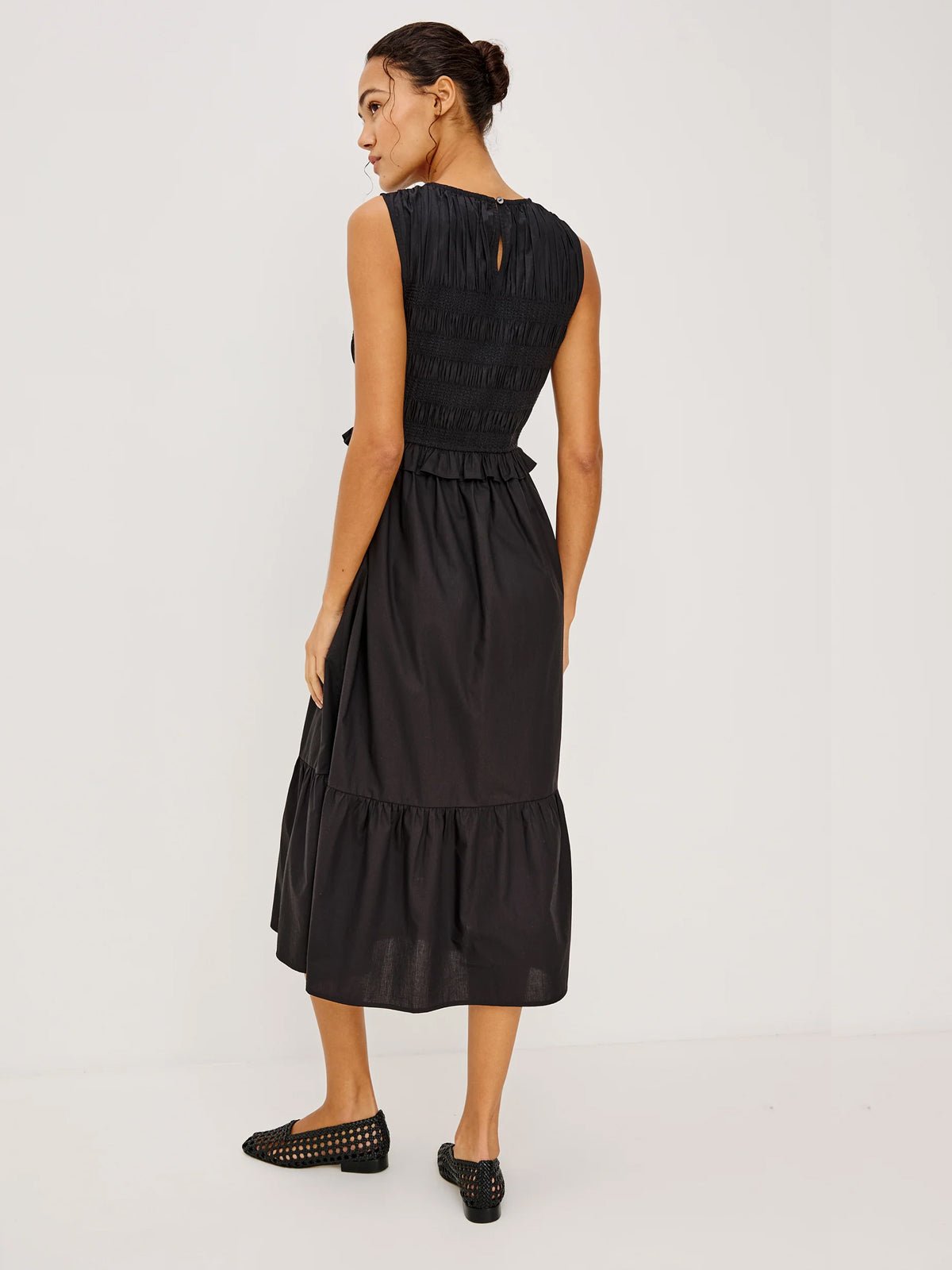 Rails Rialto Midi Dress Black - Glebe Fashion