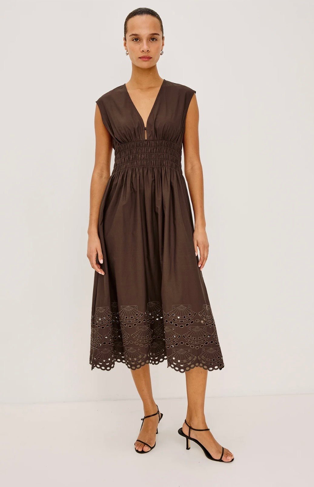 Rails Roxanne Dress Espresso - Glebe Fashion