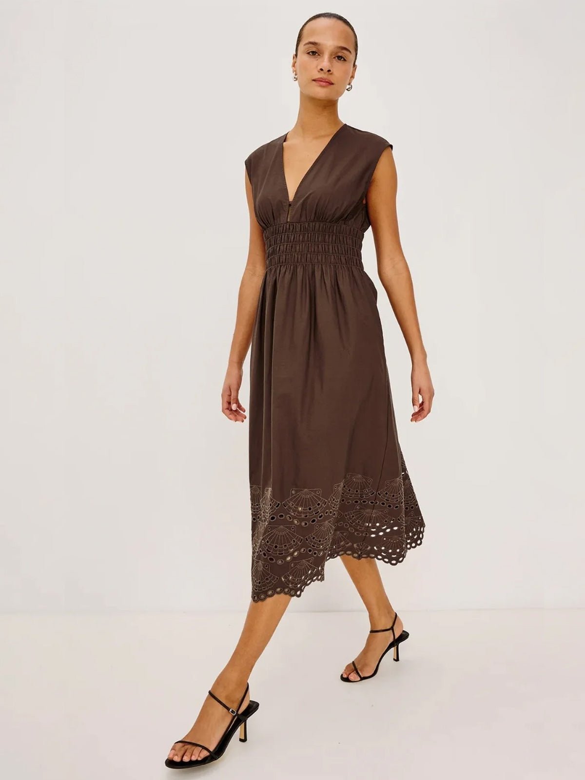 Rails Roxanne Dress Espresso - Glebe Fashion