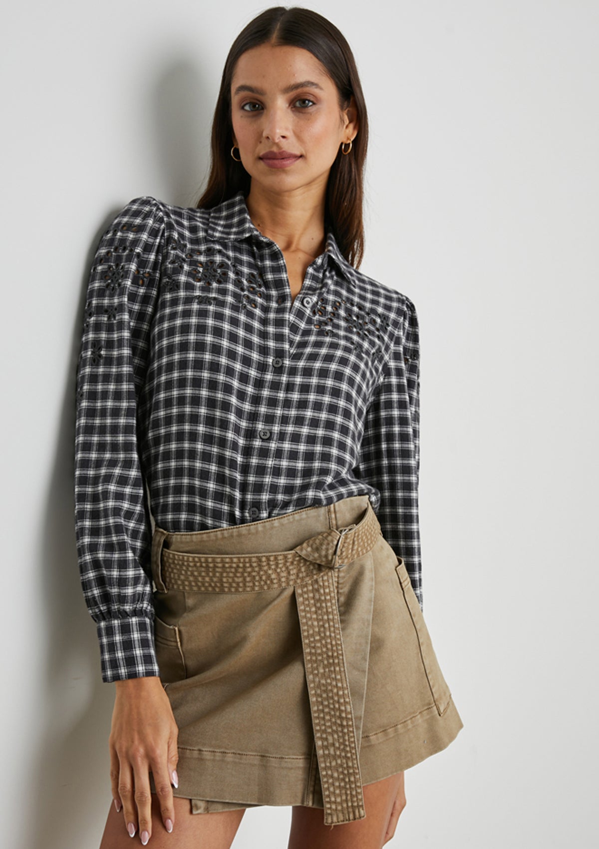 Rails Dixie Shirt Sable Ivory