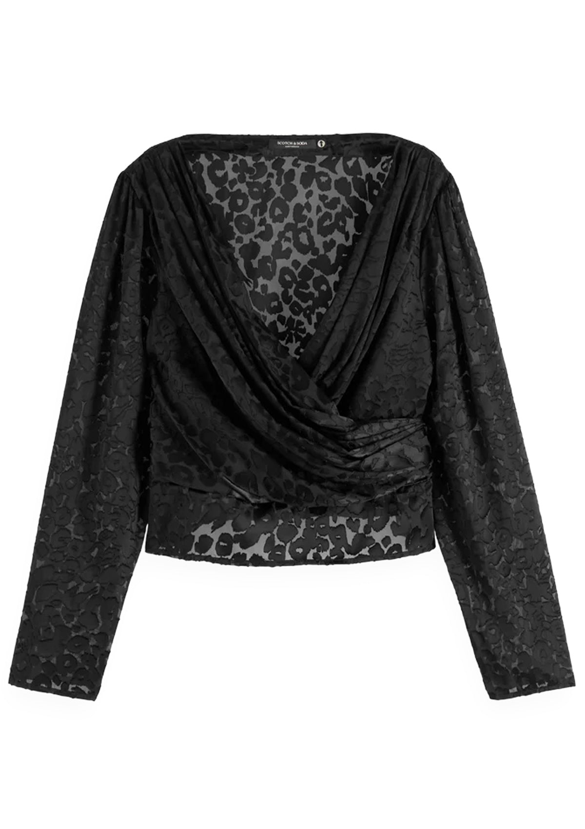 Scotch & Soda Animal Jacquard Top - Glebe Fashion