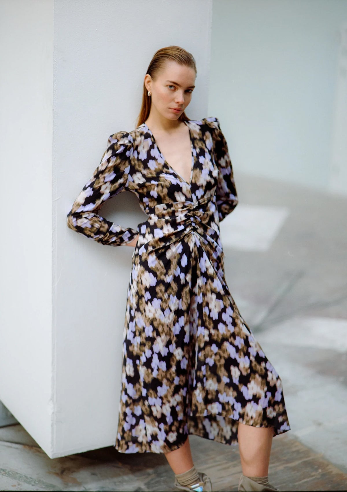 Second Female Cast Long Sleeve Maxi Dress - Glebe Fashion