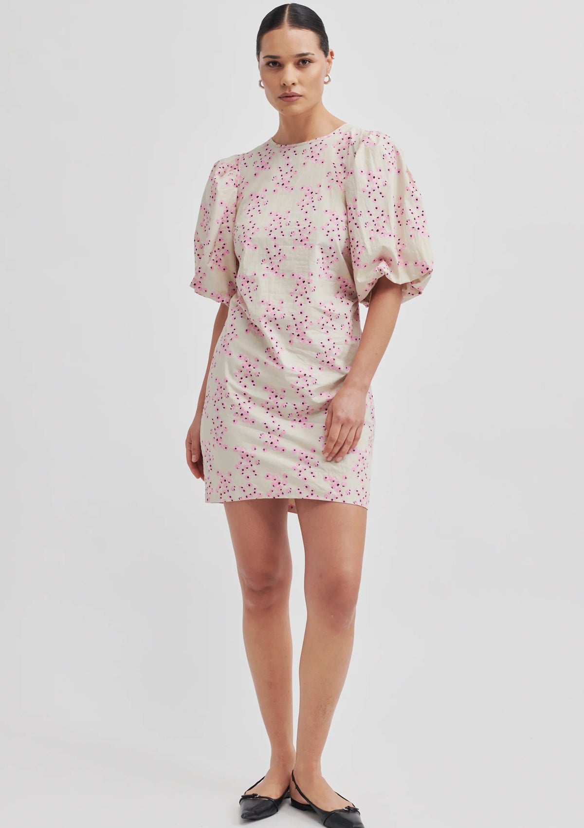 Second Female Claud Mini Dress Begonia Pink - Glebe Fashion