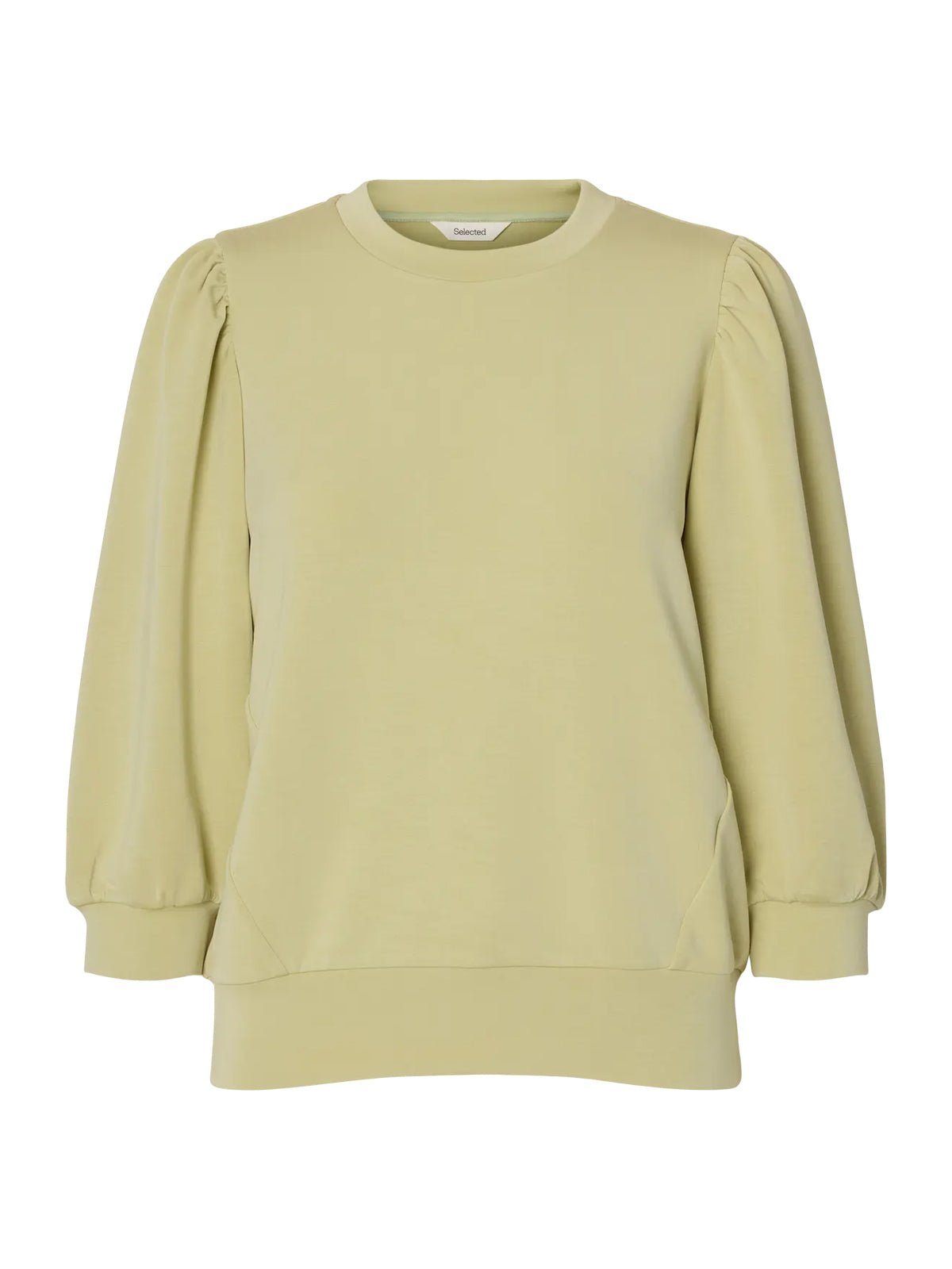 Selected Sweat Top Pale Green - Glebe Fashion