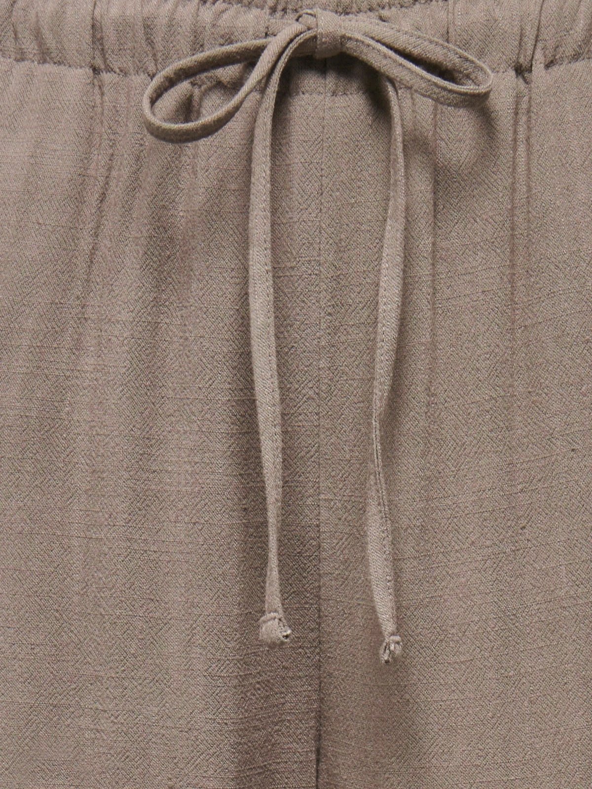 Siesta Linen Trousers Walnut - Glebe Fashion
