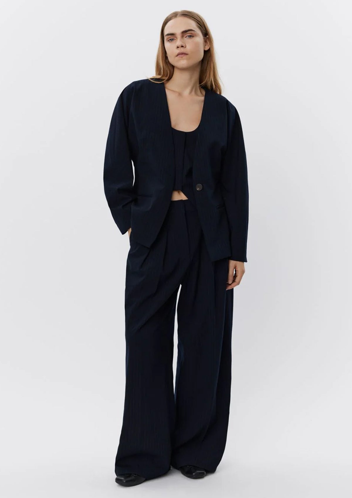 Sofie Schnoor Blazer Navy - Glebe Fashion