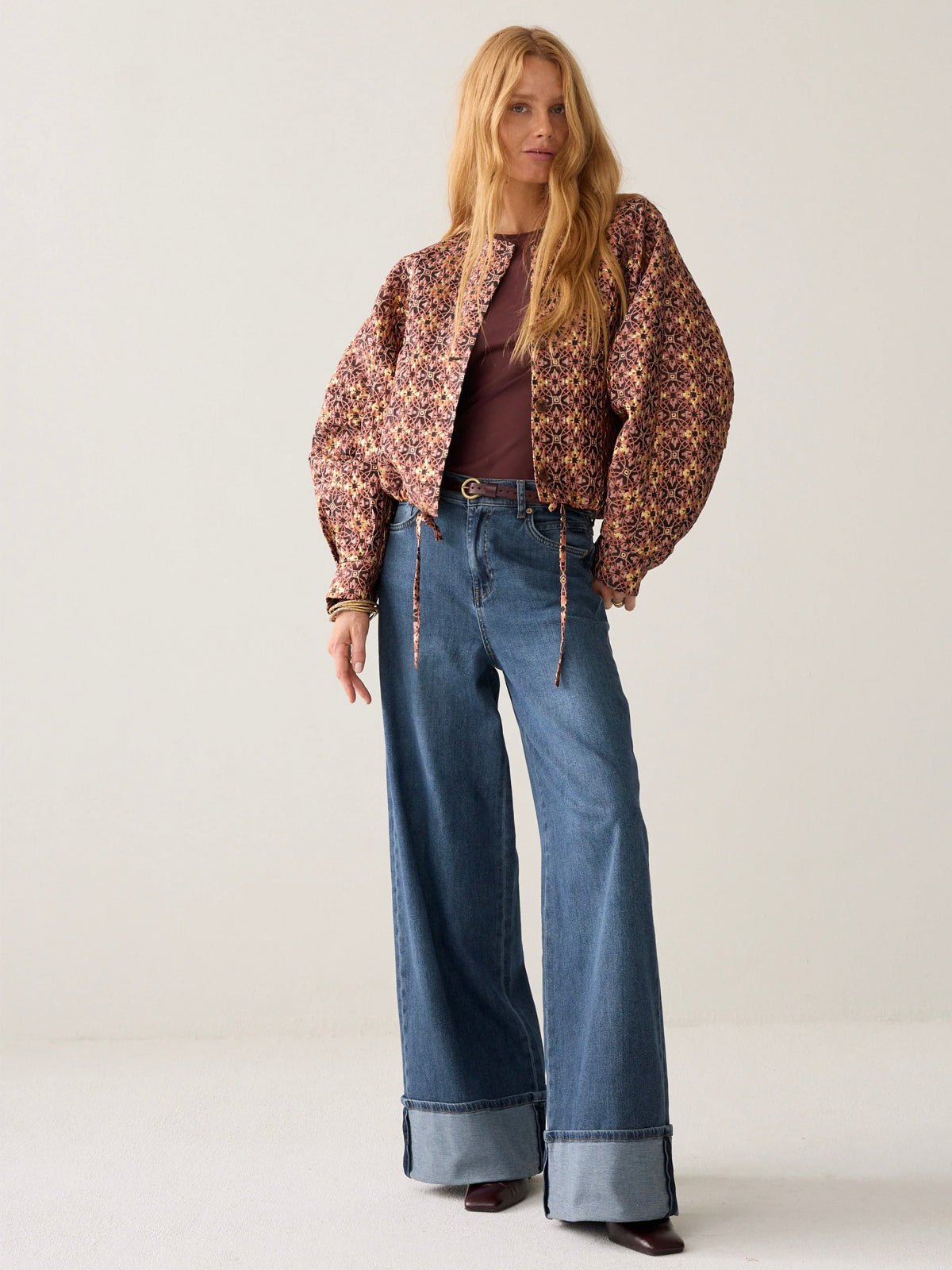 Summum Jacket In Jacquard Lurex - Glebe Fashion