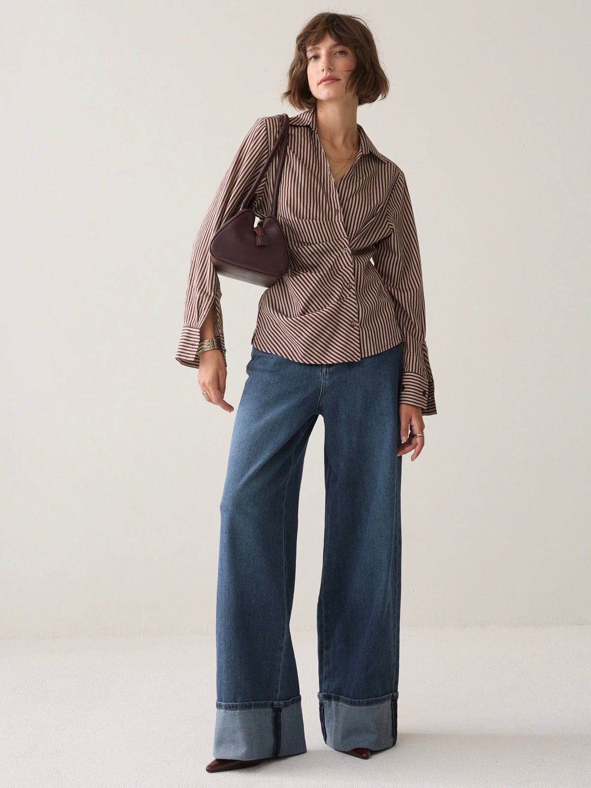 Summum Wear Your Way Two Tone Blouse - Glebe Fashion
