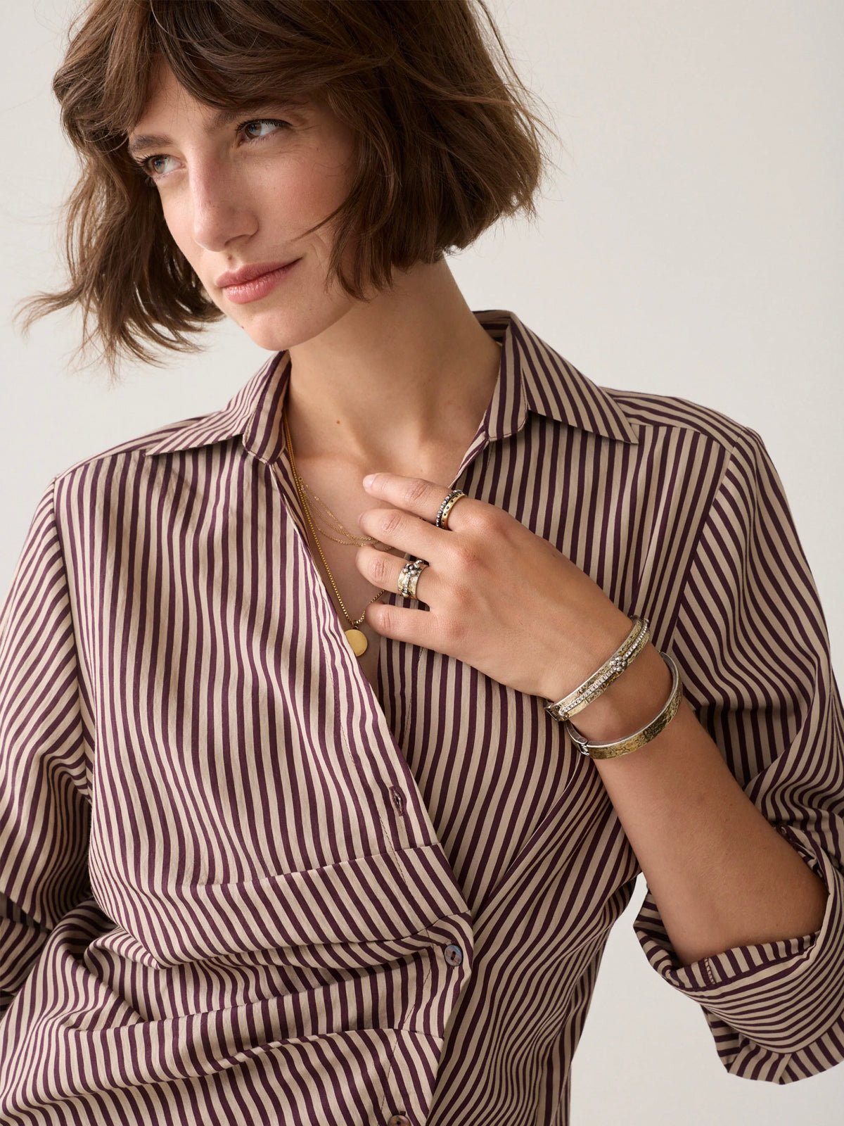 Summum Wear Your Way Two Tone Blouse - Glebe Fashion