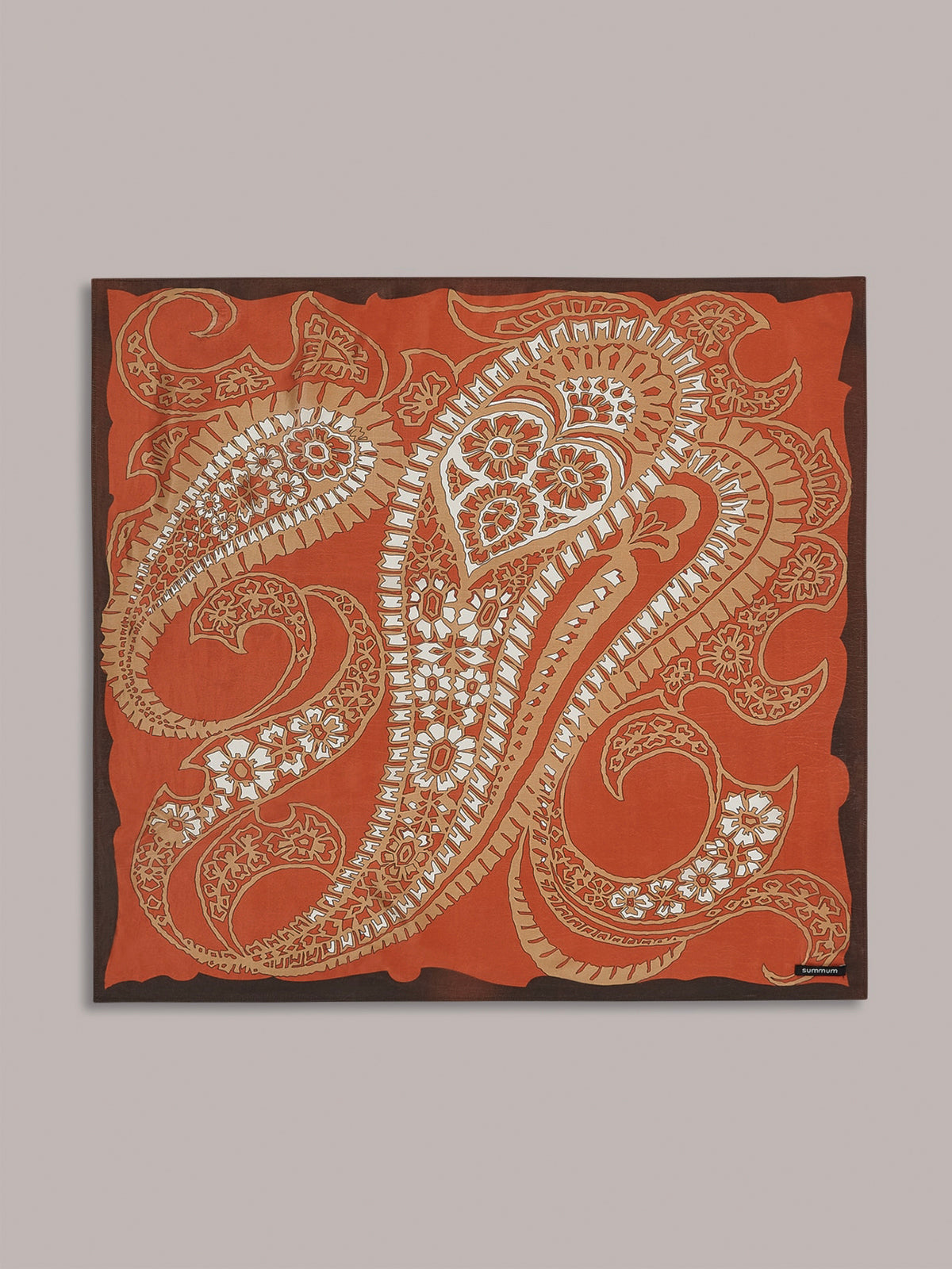 Summum Satin Paisley Scarf