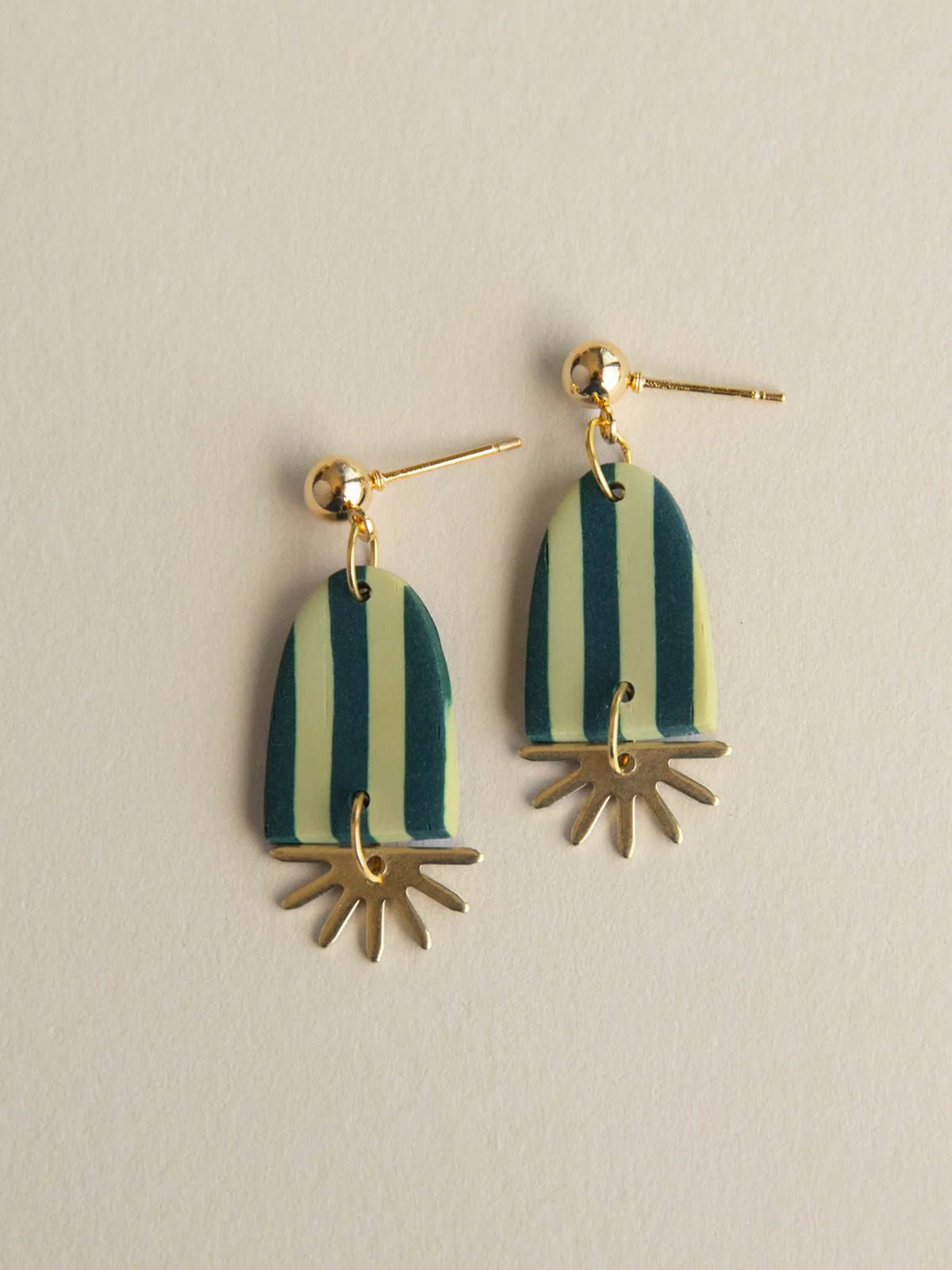 Sunny Stripe Earrings - Glebe Fashion