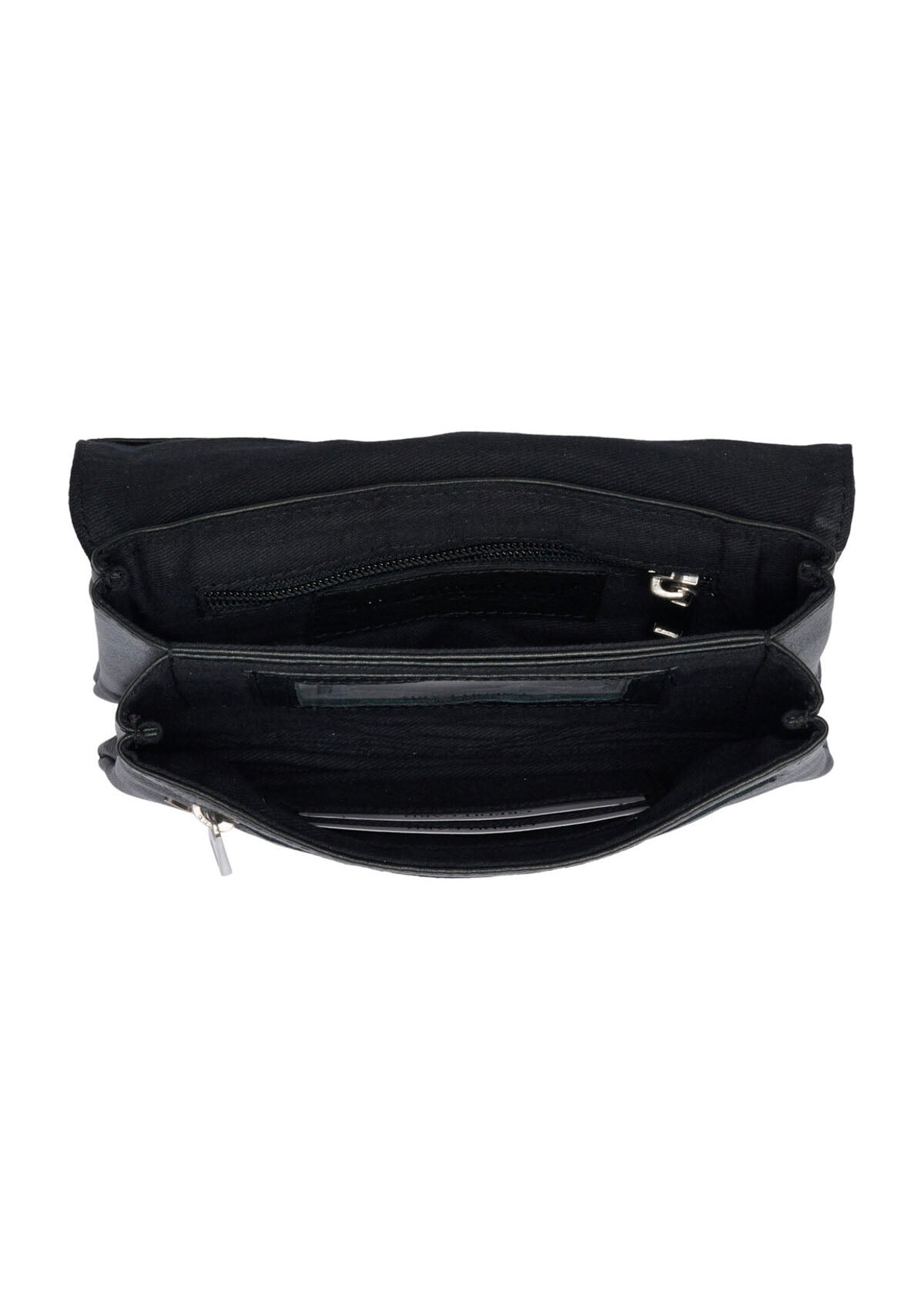 Tim & Simonsen Black Leather Clutch Bag