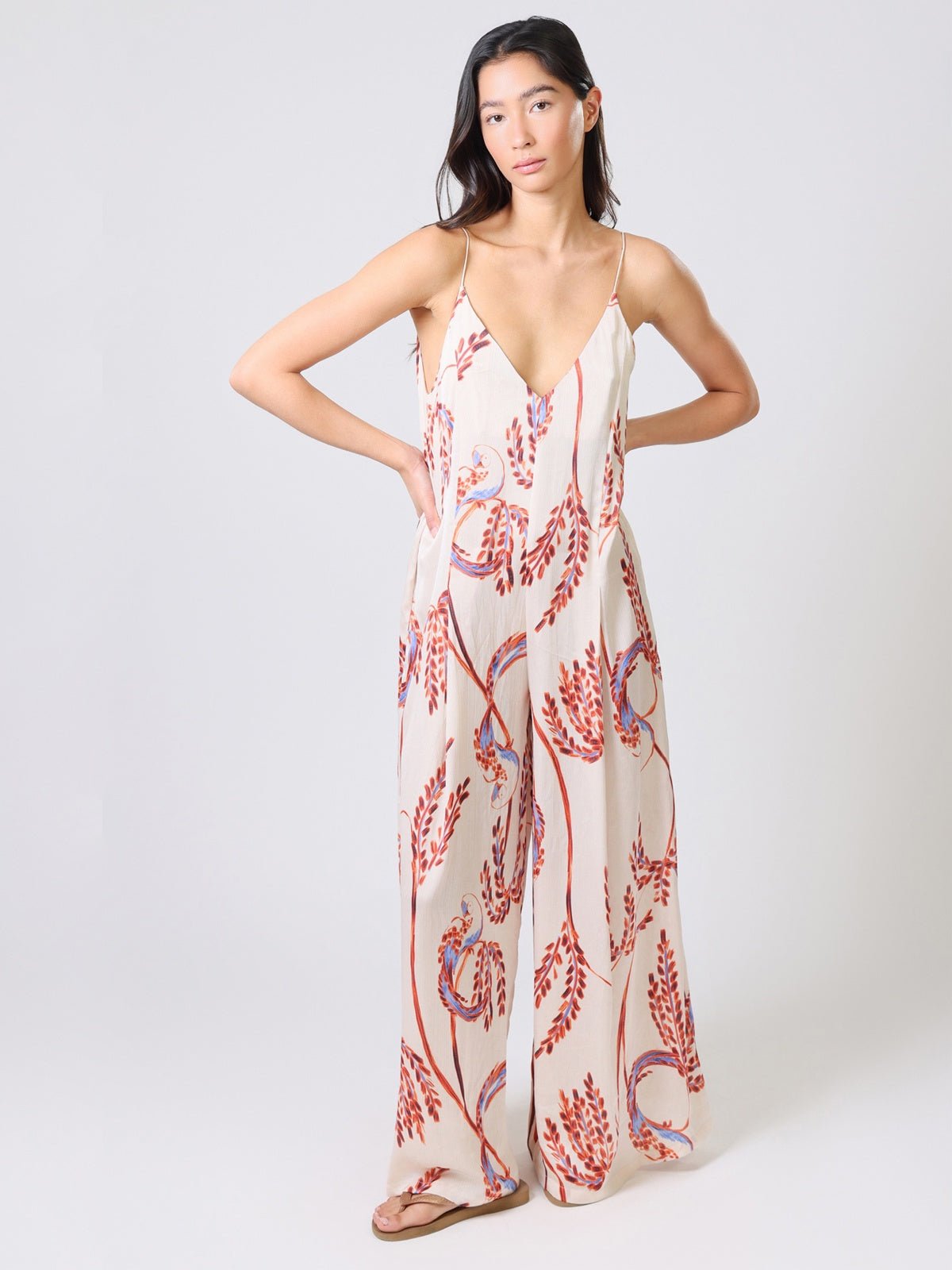 Traffic People Birds Of A Feather Ithaca Jumpsuit - Glebe Fashion