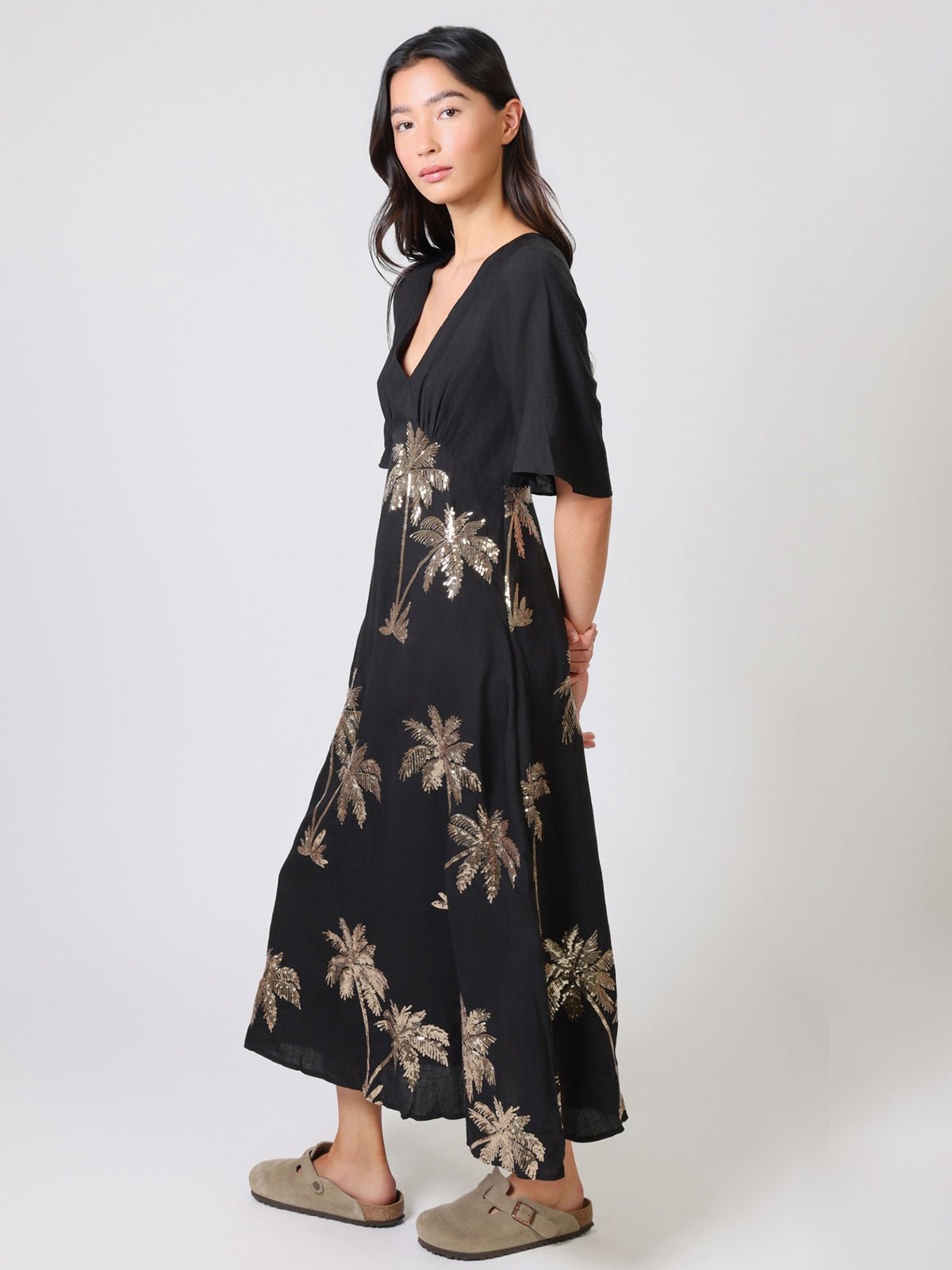 Traffic People Blythe Dress Black - Glebe Fashion