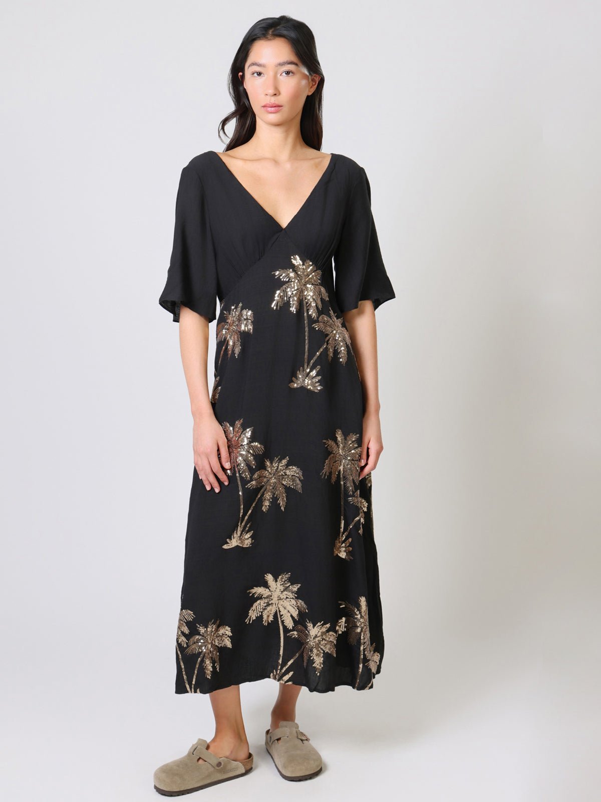 Traffic People Blythe Dress Black - Glebe Fashion