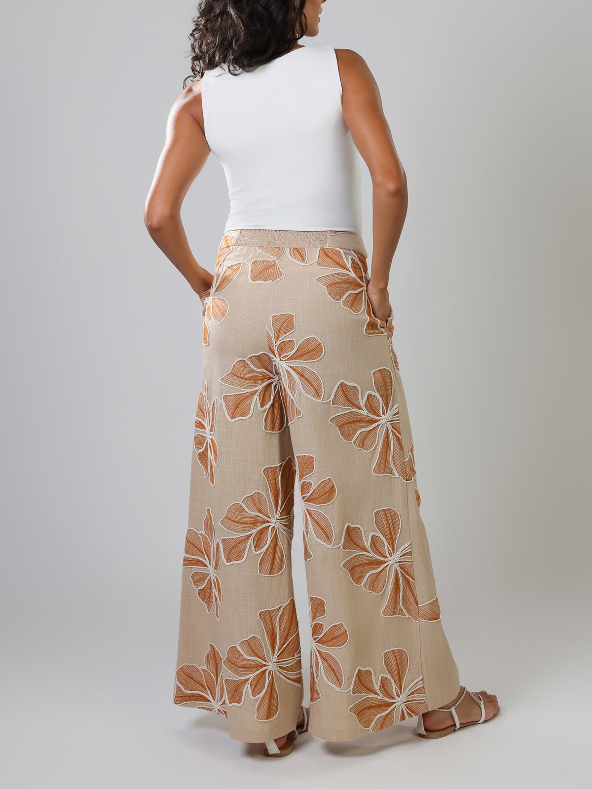 Traffic People Grace & Maude Rene Trousers Brown - Glebe Fashion