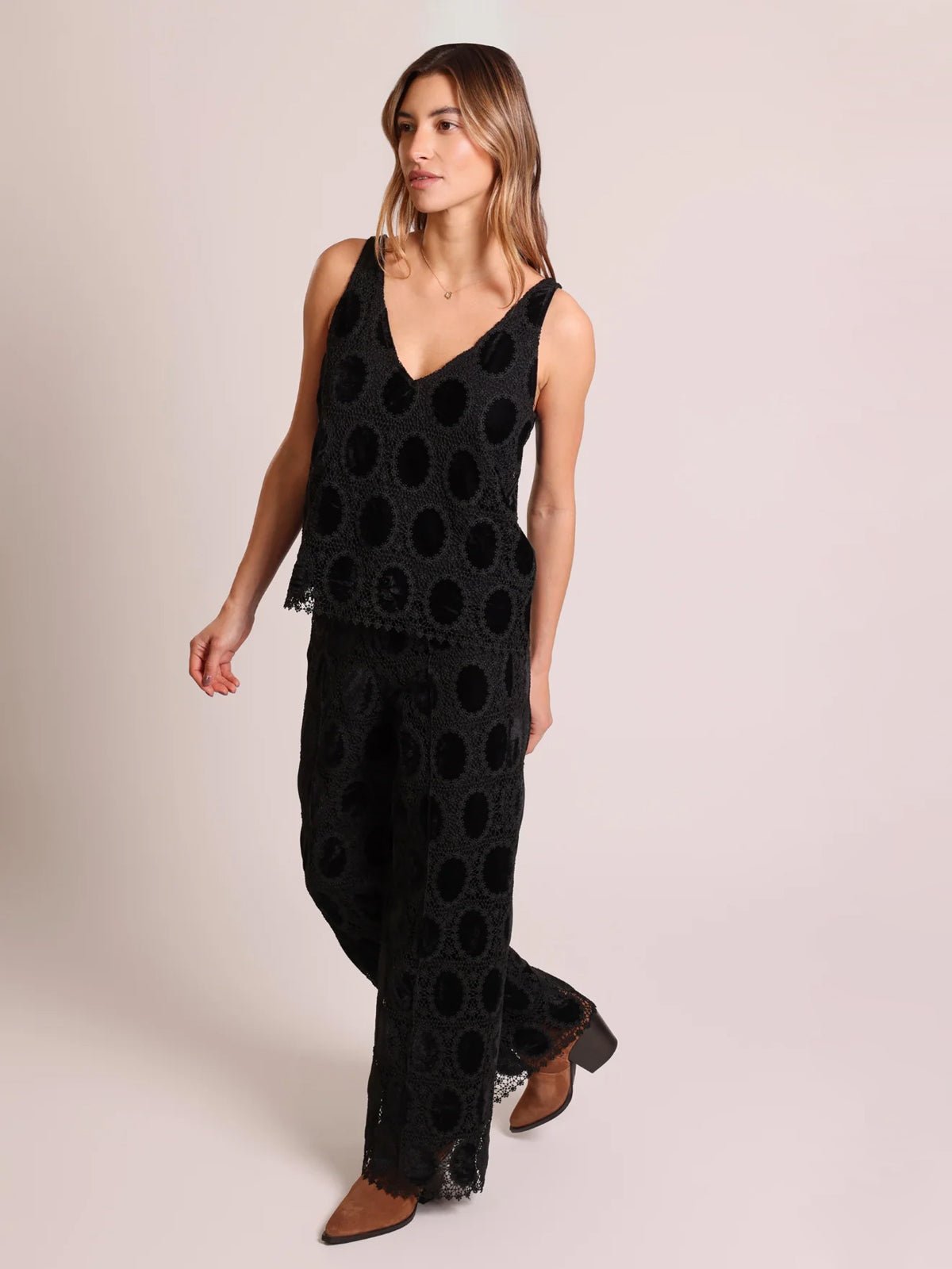 Traffic People The Great Silence Evie Trousers Black - Glebe Fashion