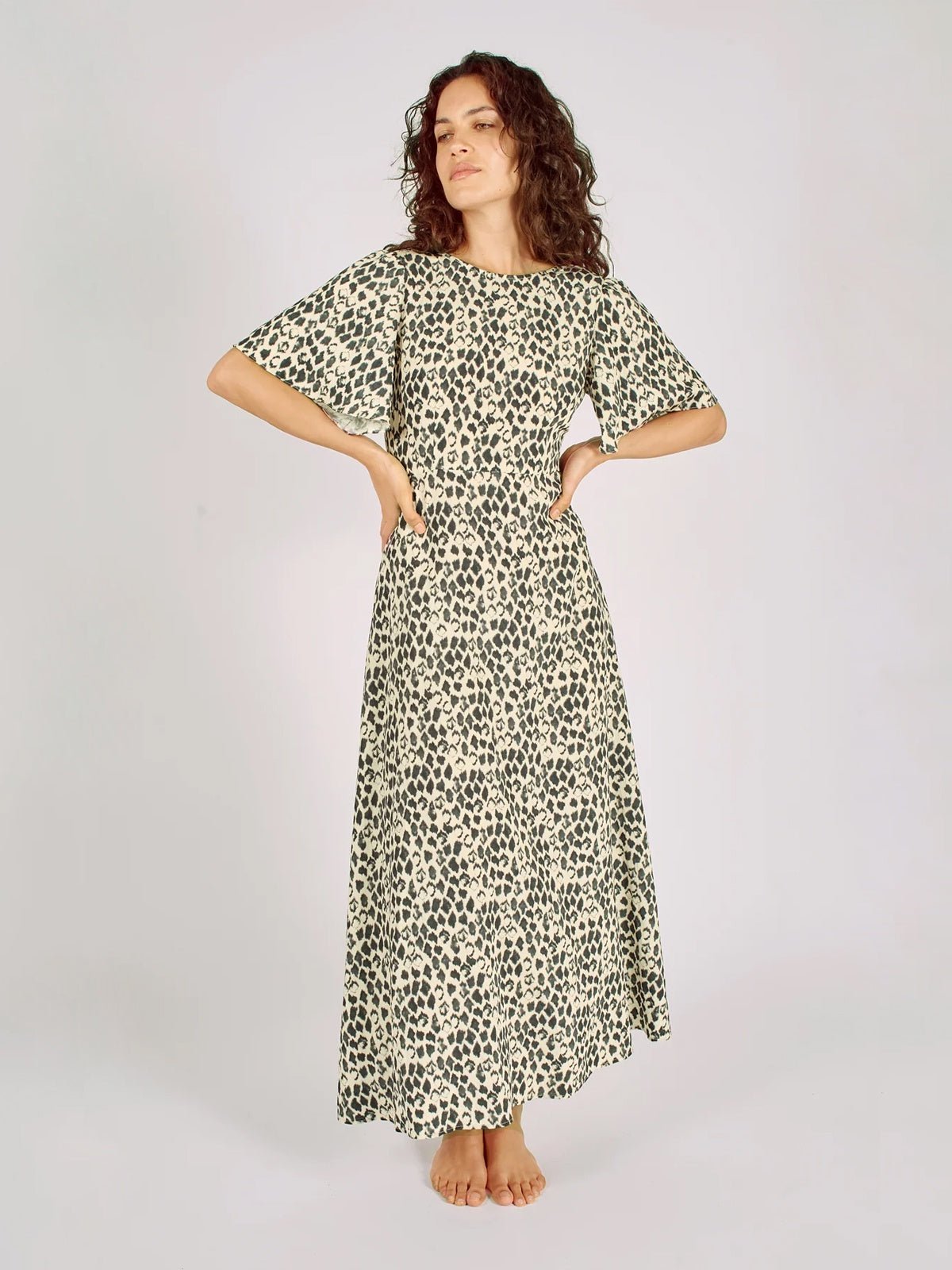 Traffic People Tropical Malady Rene Dress Black Leopard - Glebe Fashion