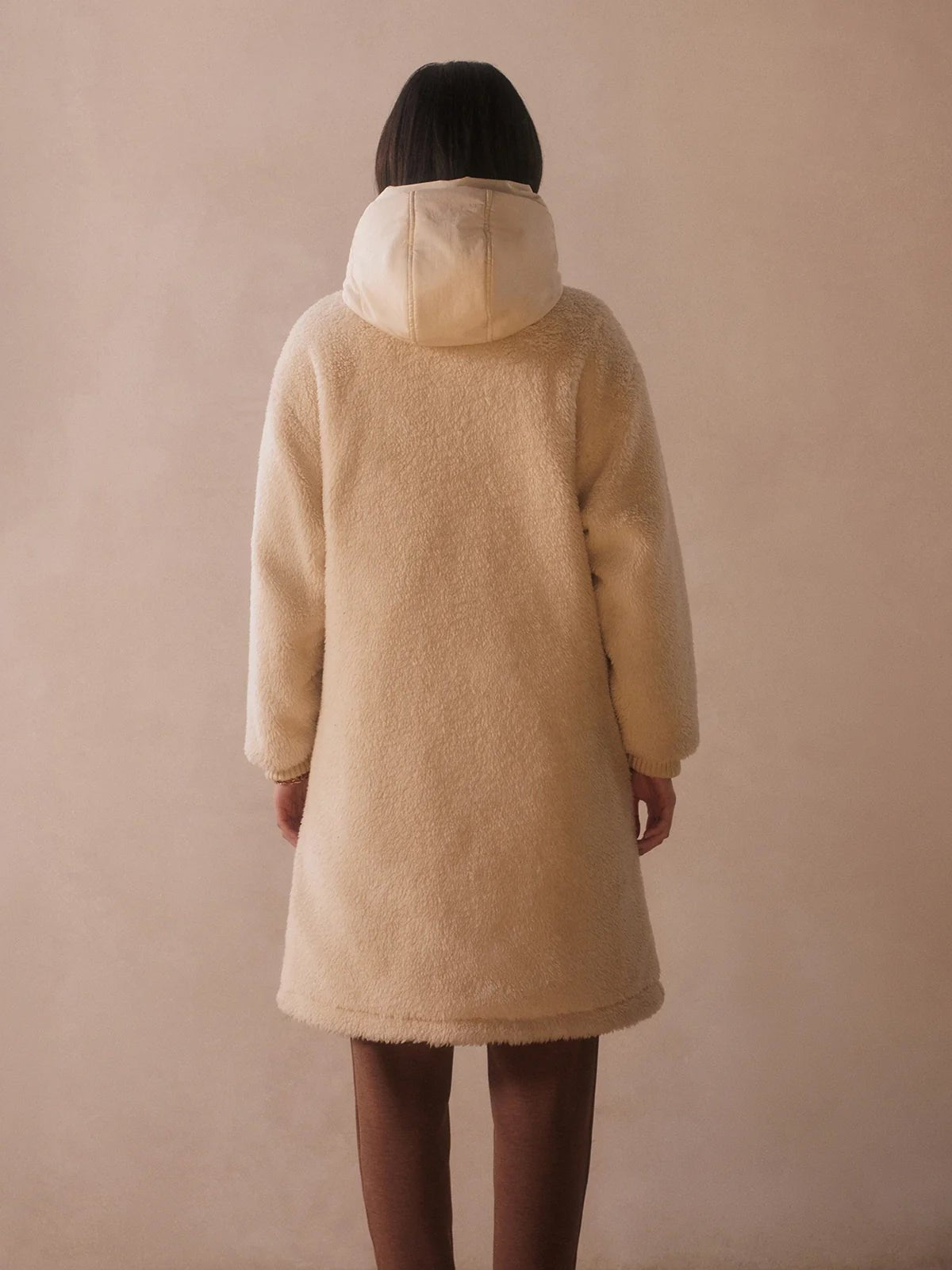 Varely Cyrus Reversible Coat Sandshell - Glebe Fashion