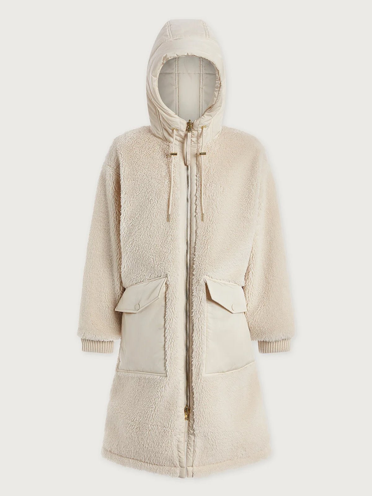 Varely Cyrus Reversible Coat Sandshell - Glebe Fashion