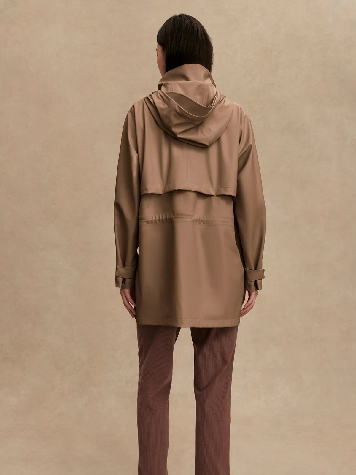 Varley Alyssa Rain Jacket Ash Taupe - Glebe Fashion