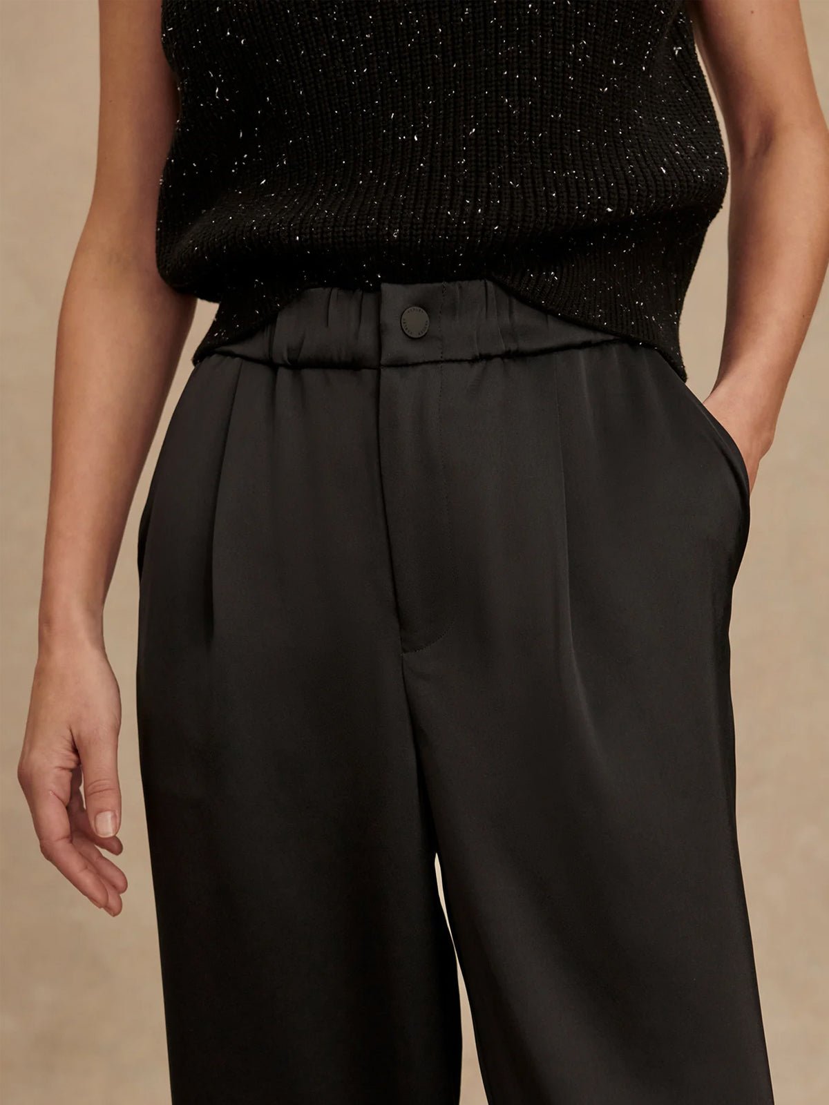 Varley Bryden 2.0 Wide Leg 29.5 Black - Glebe Fashion