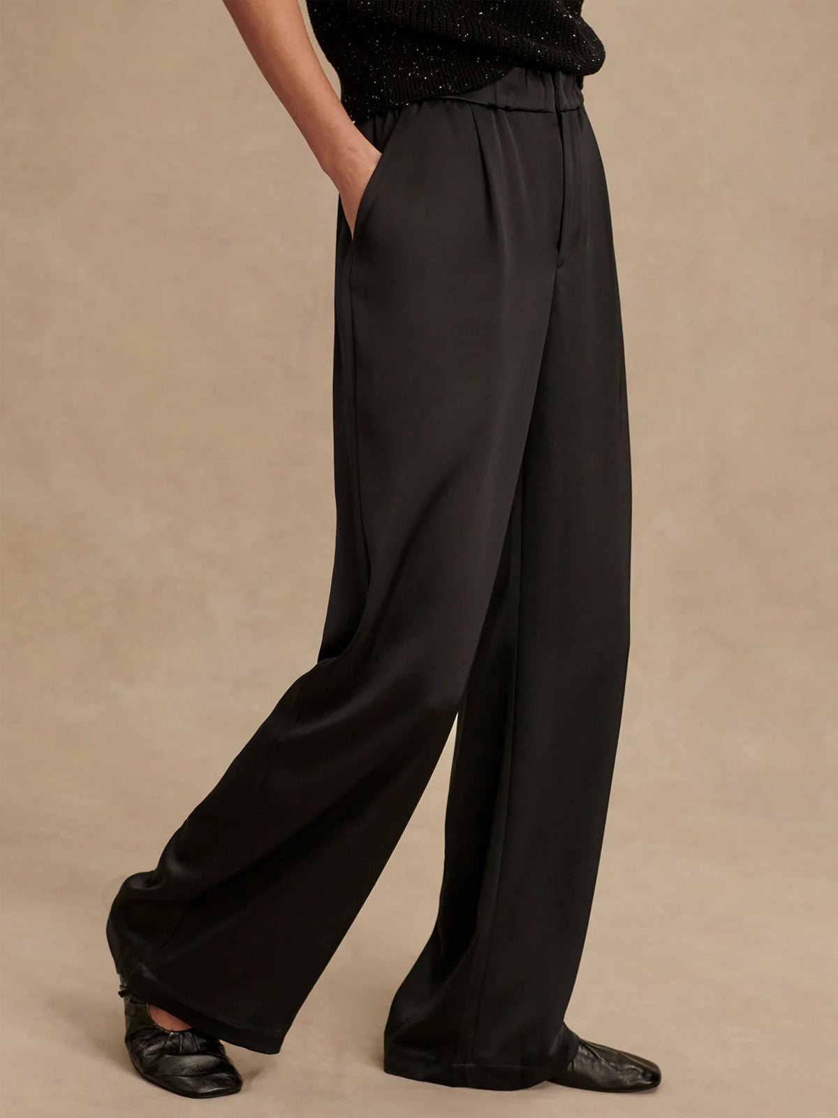 Varley Bryden 2.0 Wide Leg 29.5 Black - Glebe Fashion