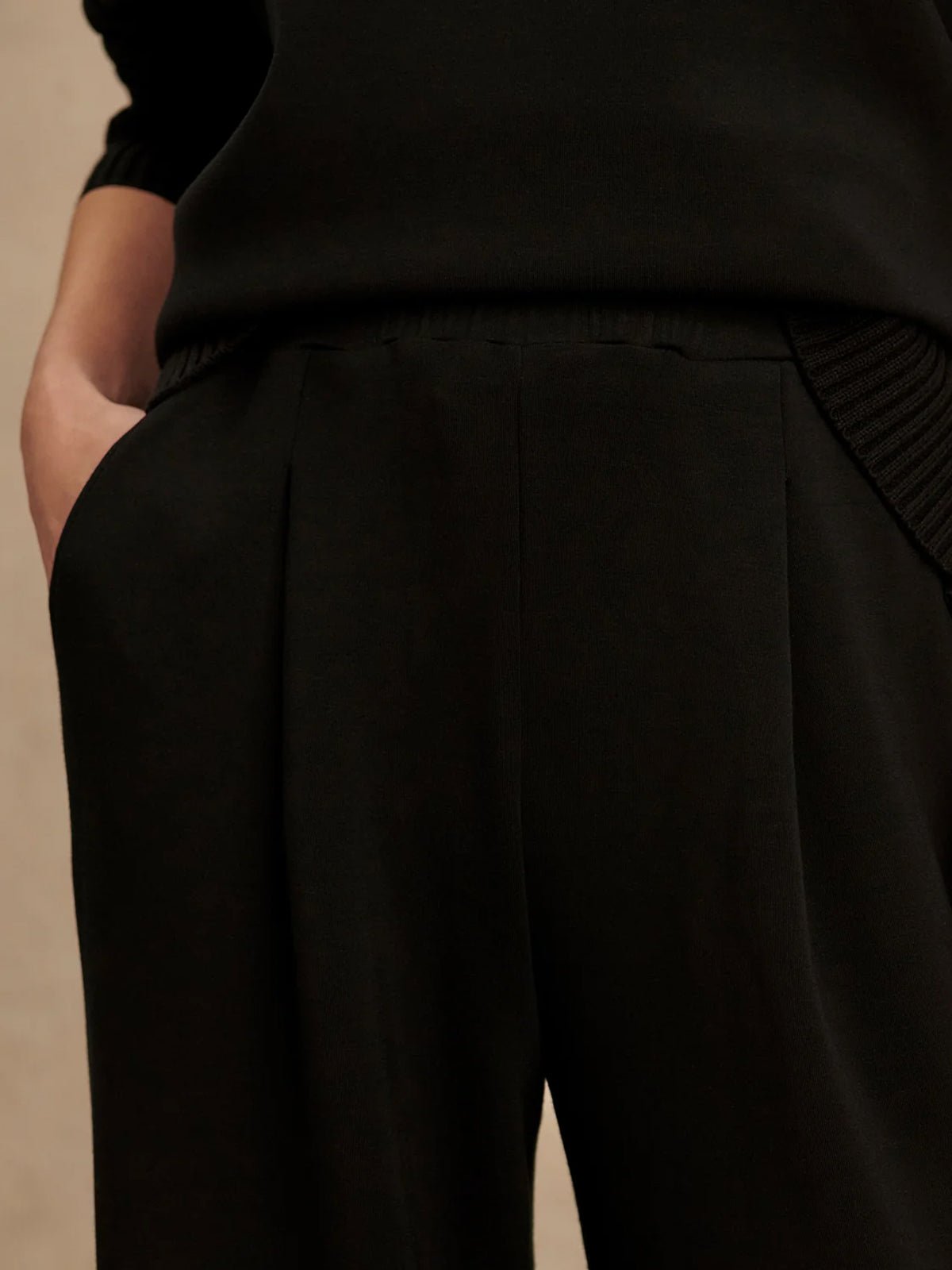 Varley The Extra Wide Leg Pant 29.5 Black - Glebe Fashion