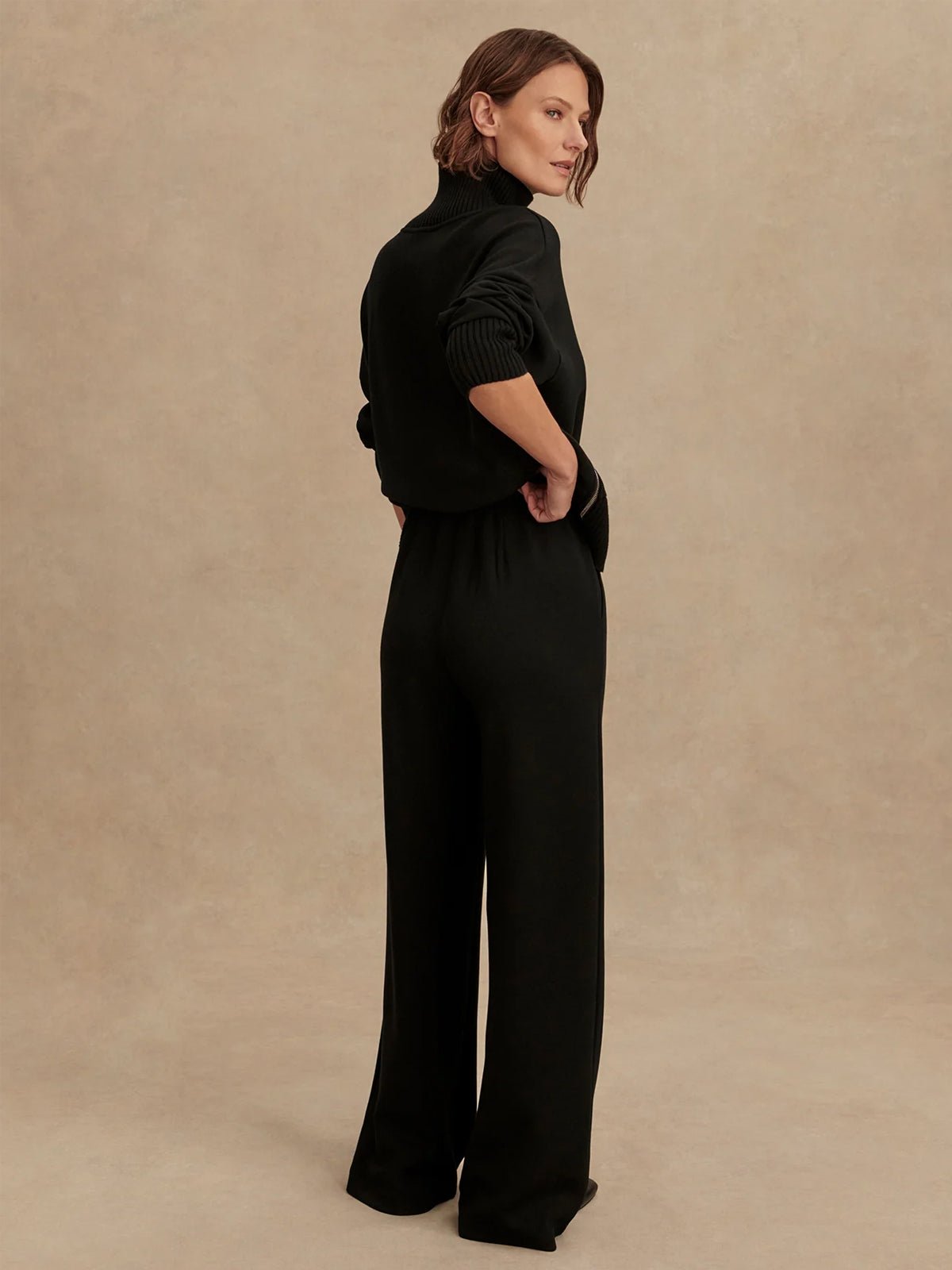 Varley The Extra Wide Leg Pant 29.5 Black - Glebe Fashion