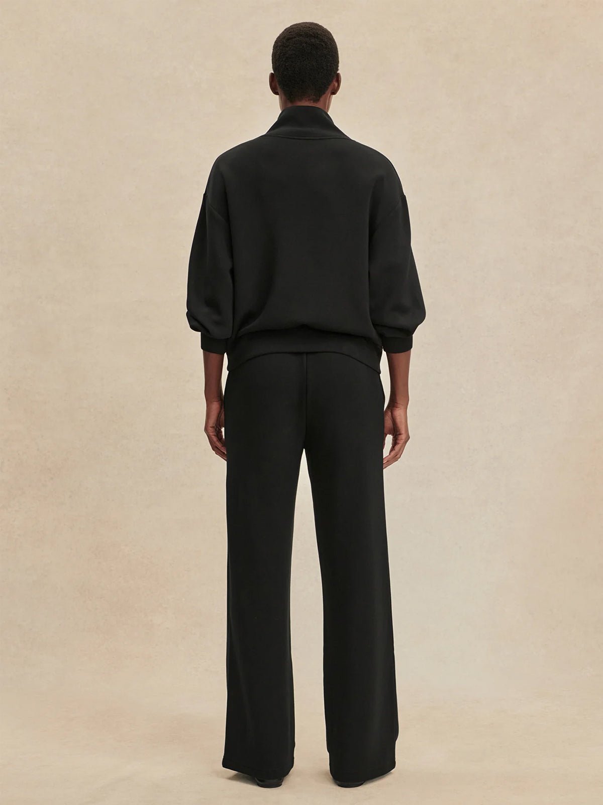 Varley The Wide Leg Pant 30 Black - Glebe Fashion