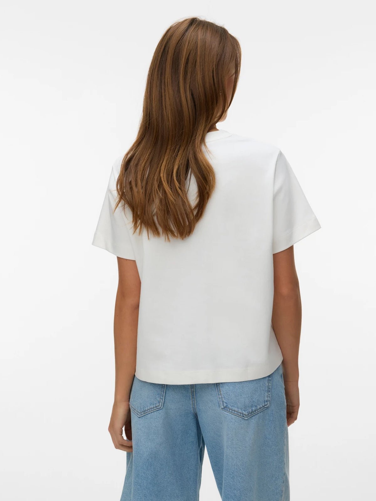 Vero Moda White Heart Top - Glebe Fashion