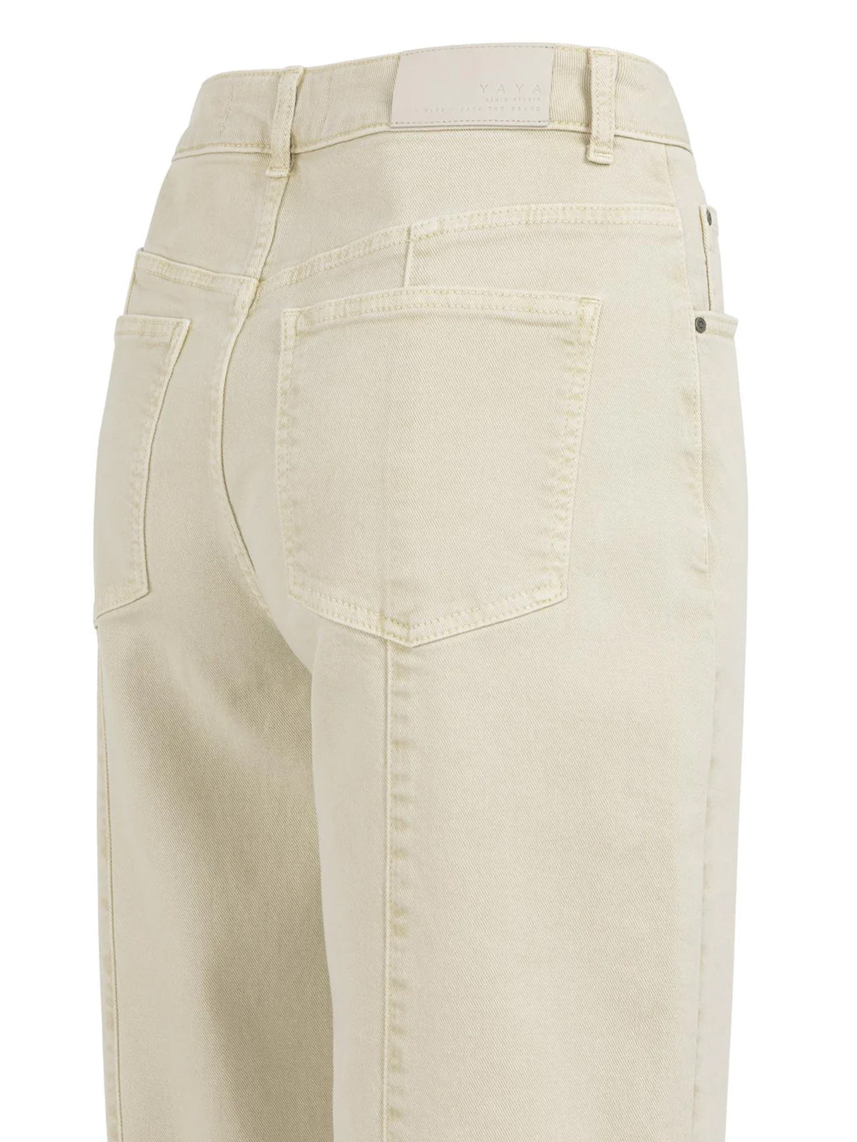YAYA Barrel Jeans With Visible Seams - Glebe Fashion