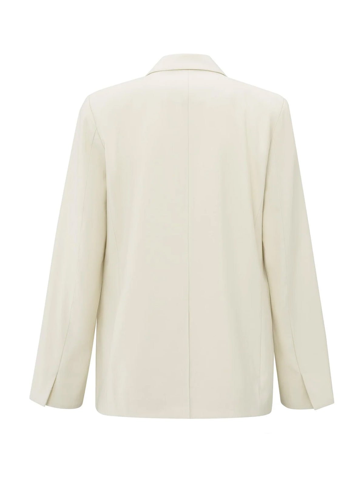 Yaya Woven Blazer With Pocket Details - Glebe Fashion