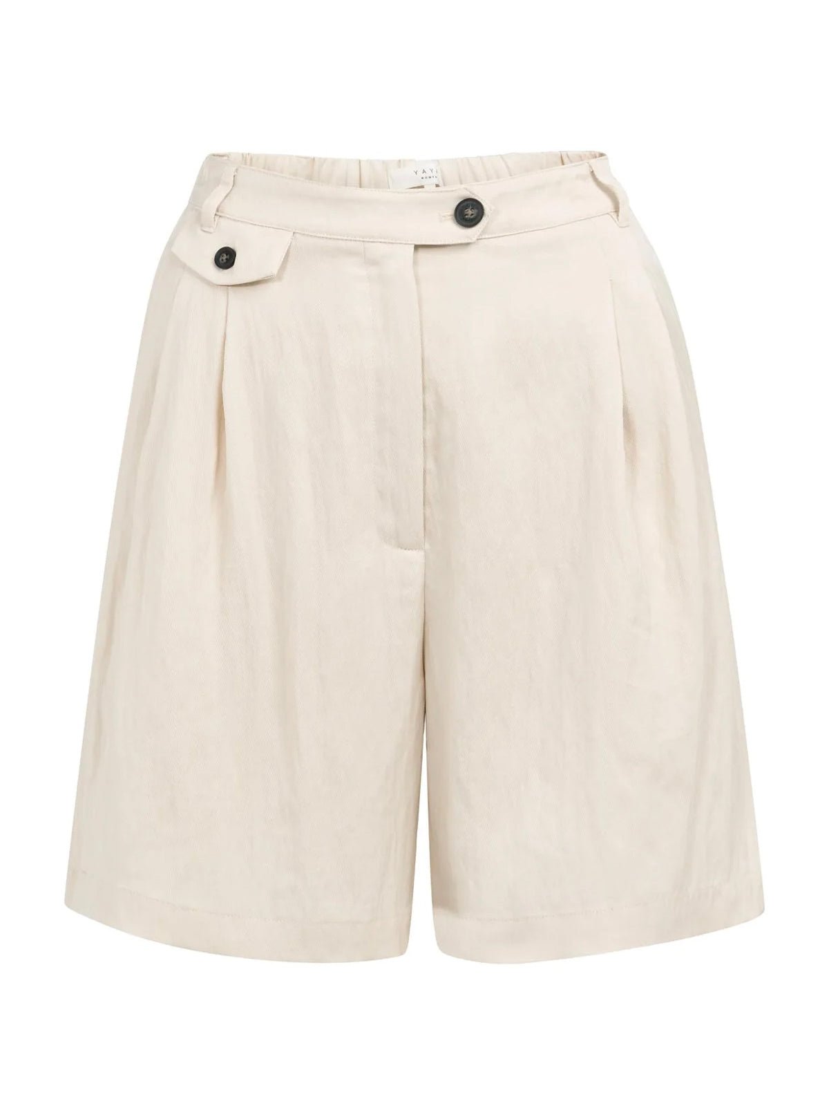 YAYA Woven Longer Length Bermuda Shorts - Glebe Fashion