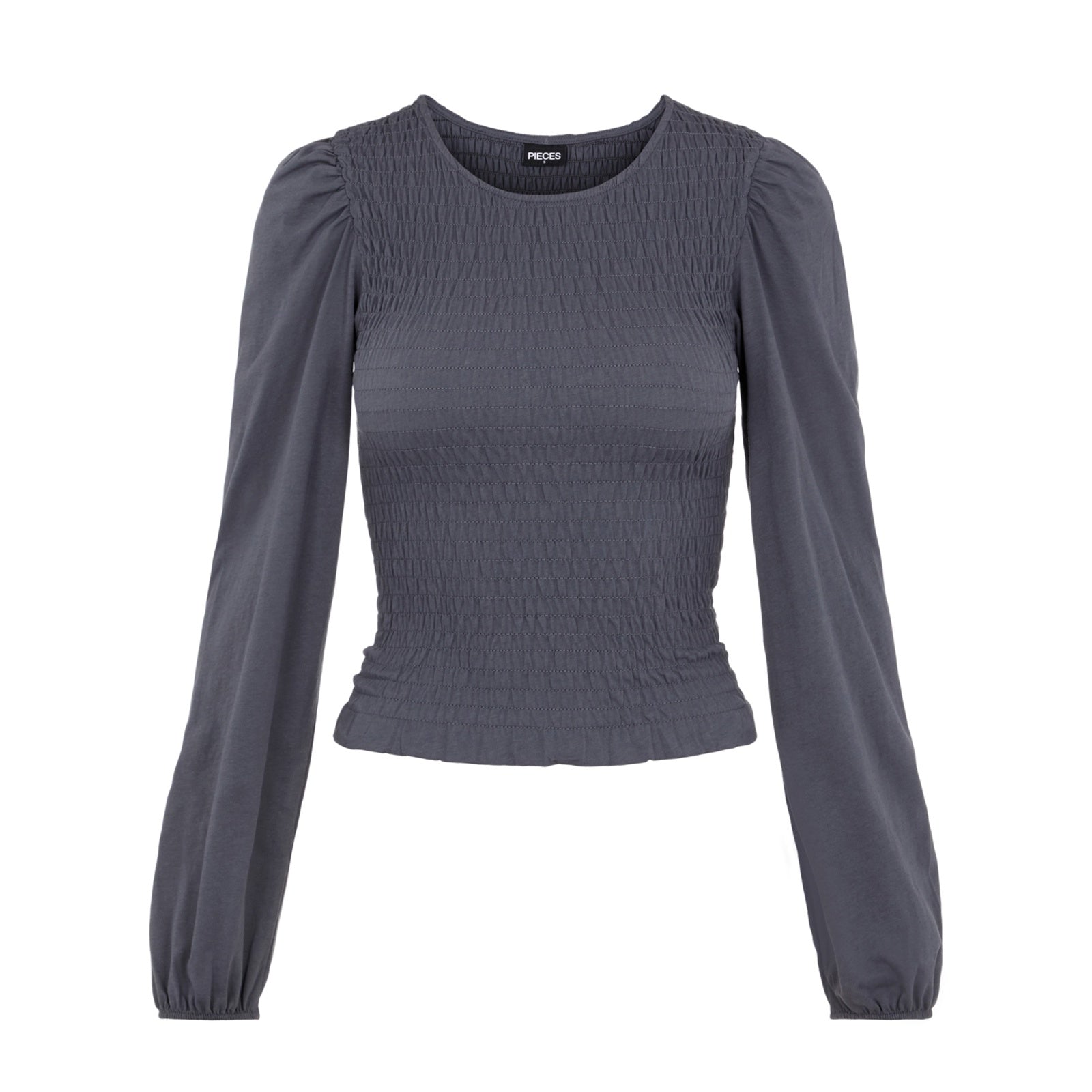 Pieces Tinna Smock Top Blue