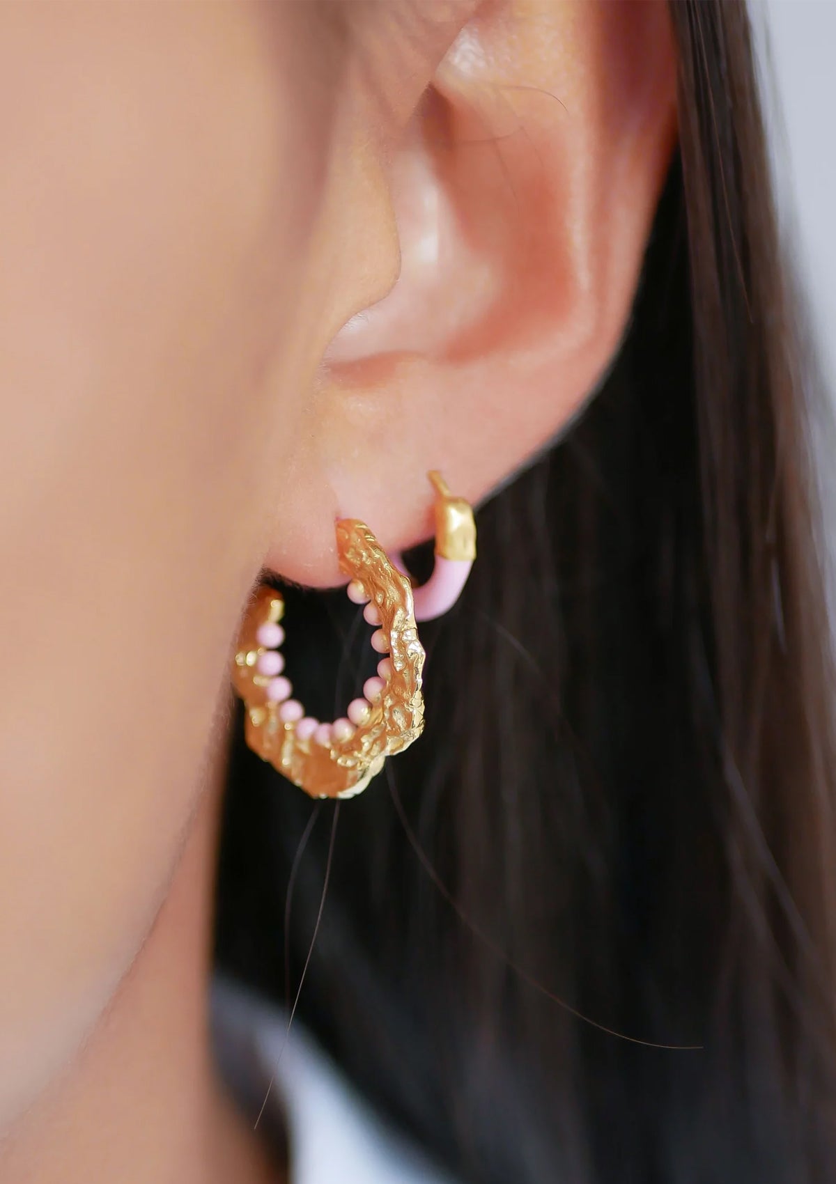 Enamel Copenhagen Enora Earrings Light Pink