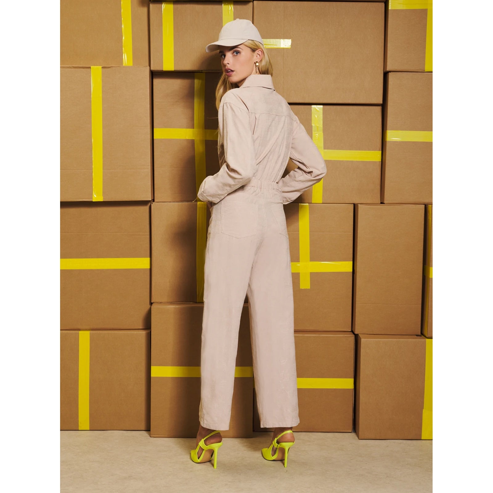 Ghospell Property Jumpsuit Cream