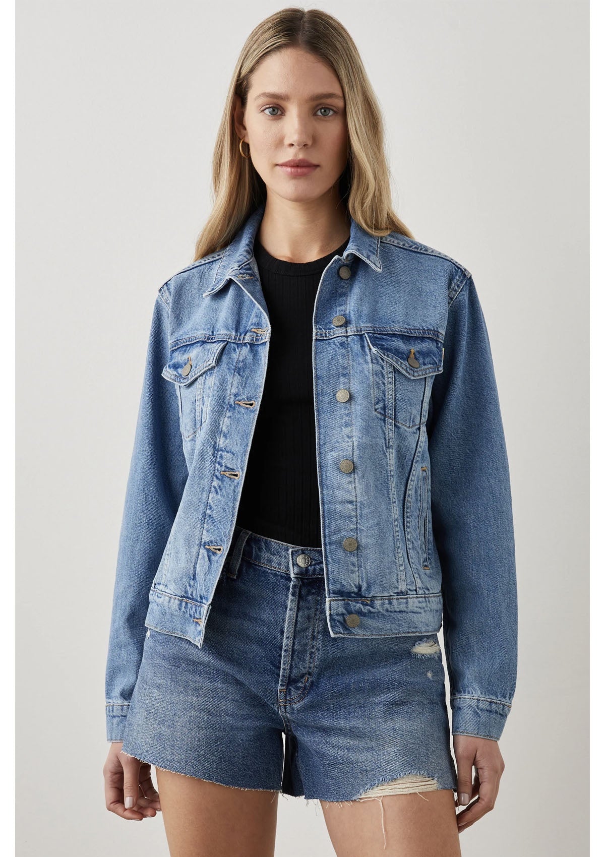 Rails Mulholland Denim Jacket Blue Vintage