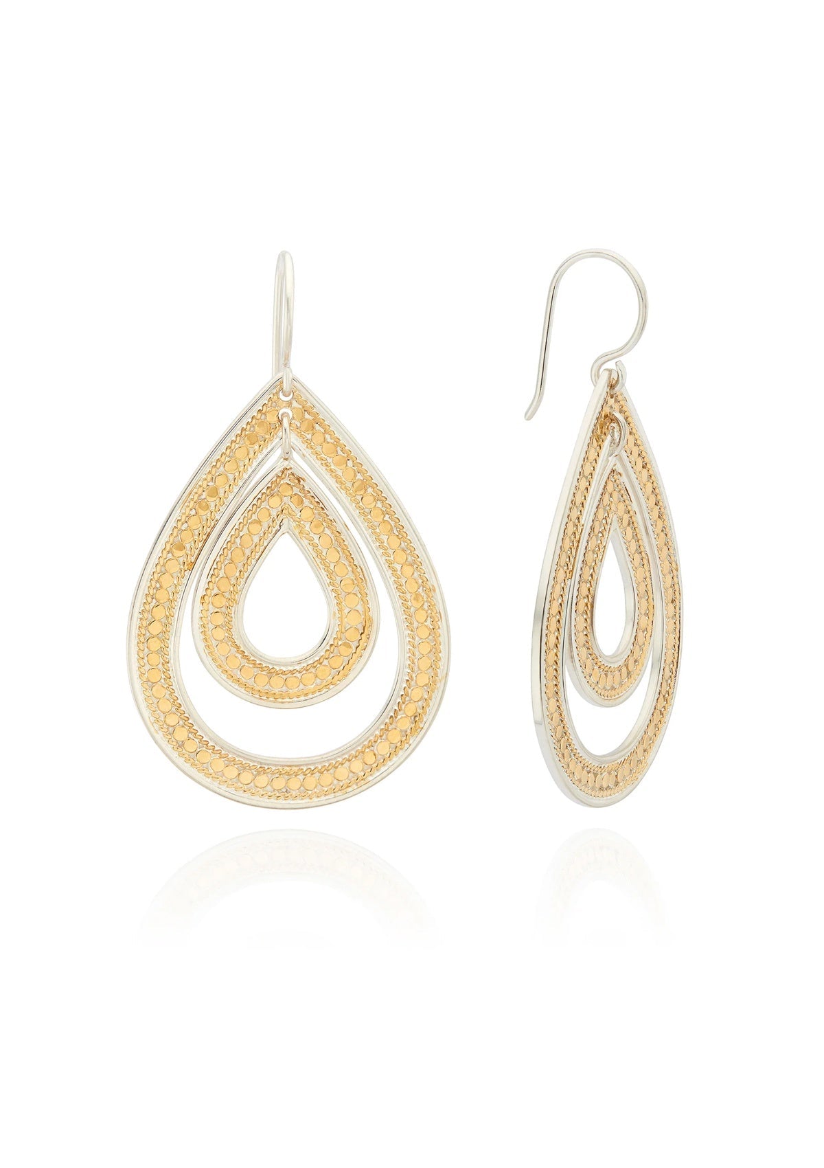 Anna Beck Classic Large Open Teardrop Earrings - Glebe Fashion
