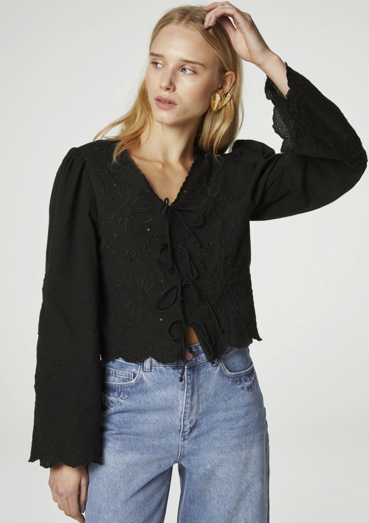 Fabienne Chapot Sterre Top Black - Glebe Fashion