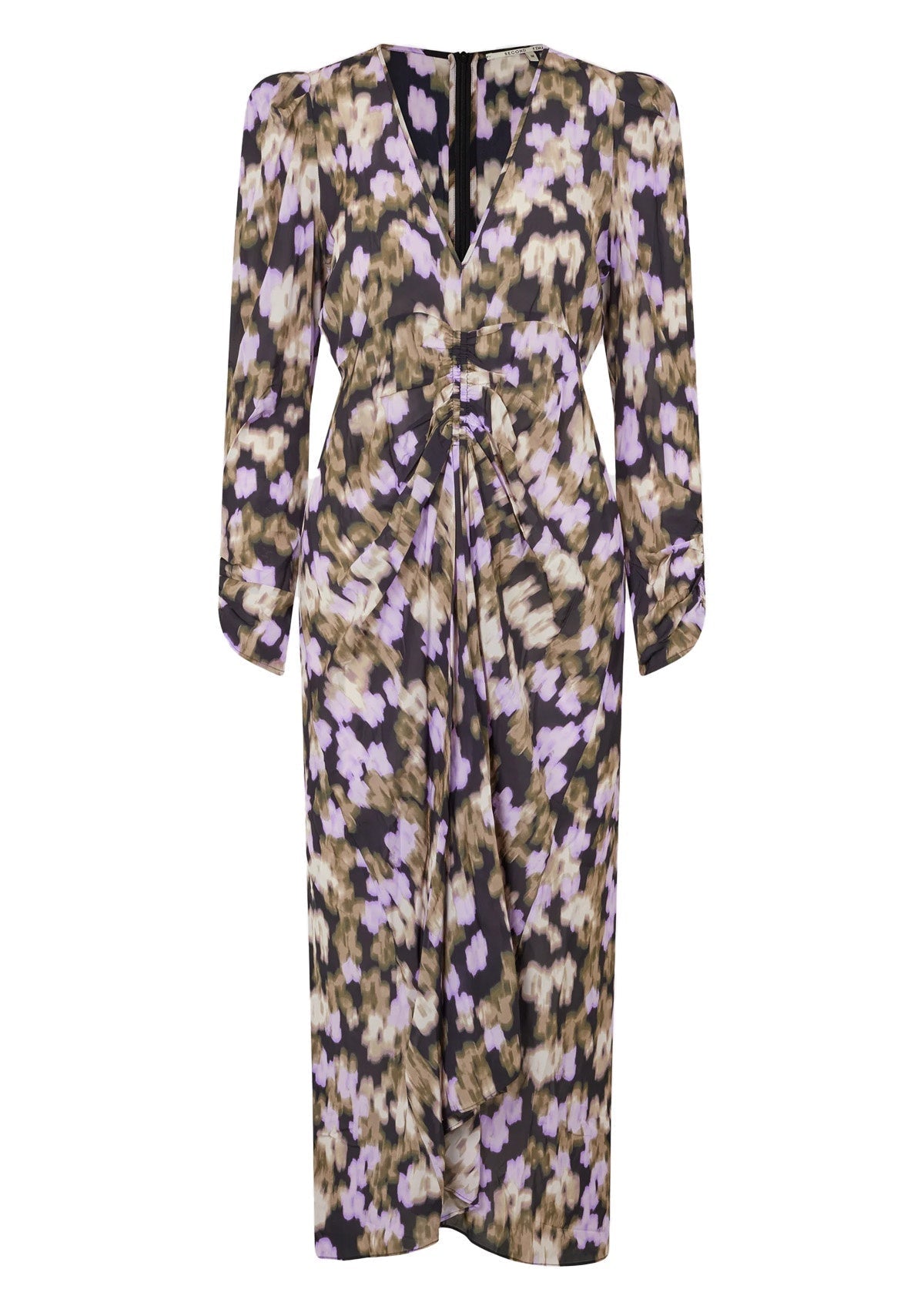 Second Female Cast Long Sleeve Maxi Dress - Glebe Fashion