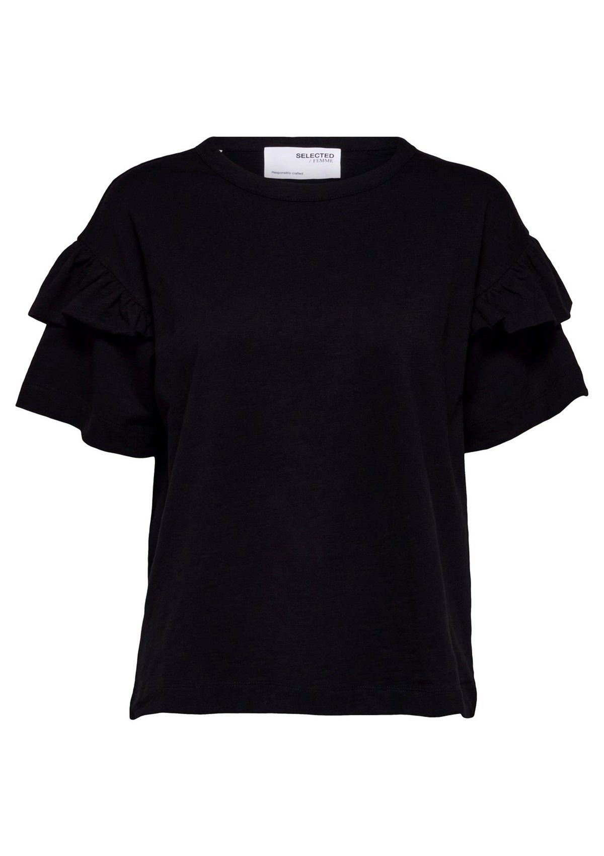 Selected Femme Rylie Florence Tee Black