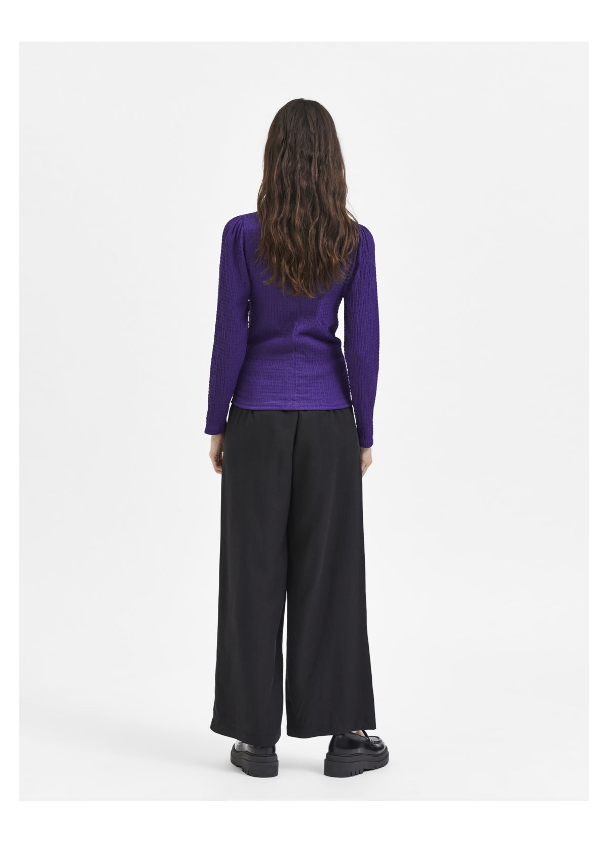 Selected Femme Bea Top Purple