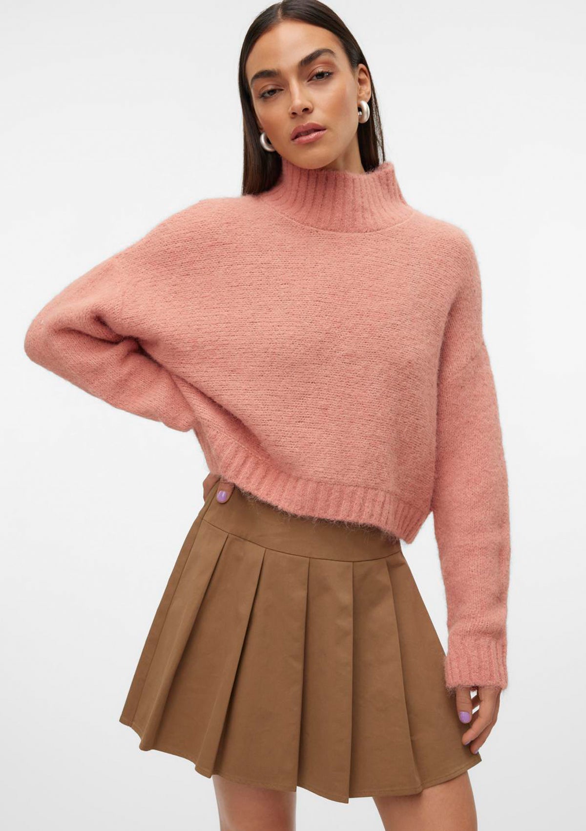 AWARE High Neck Knit Jumper