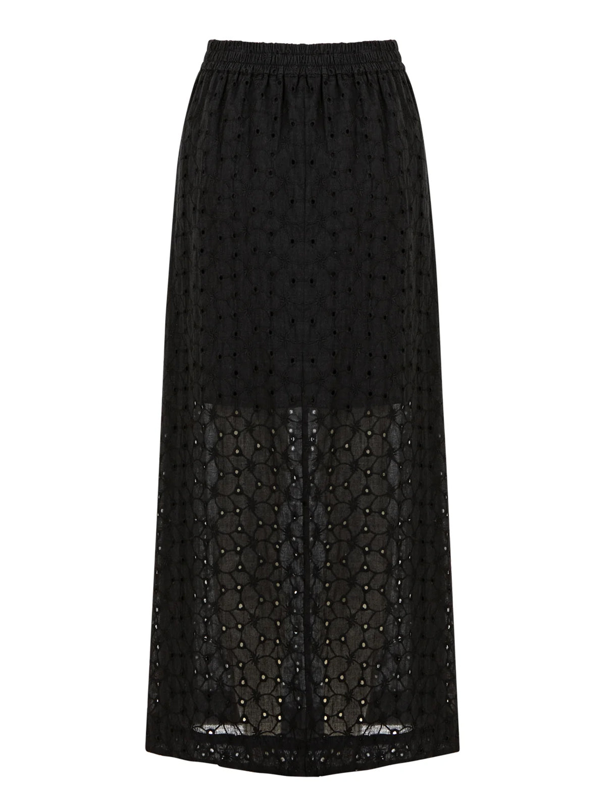 Coster Copenhagen Broderie Anglaise Skirt Black