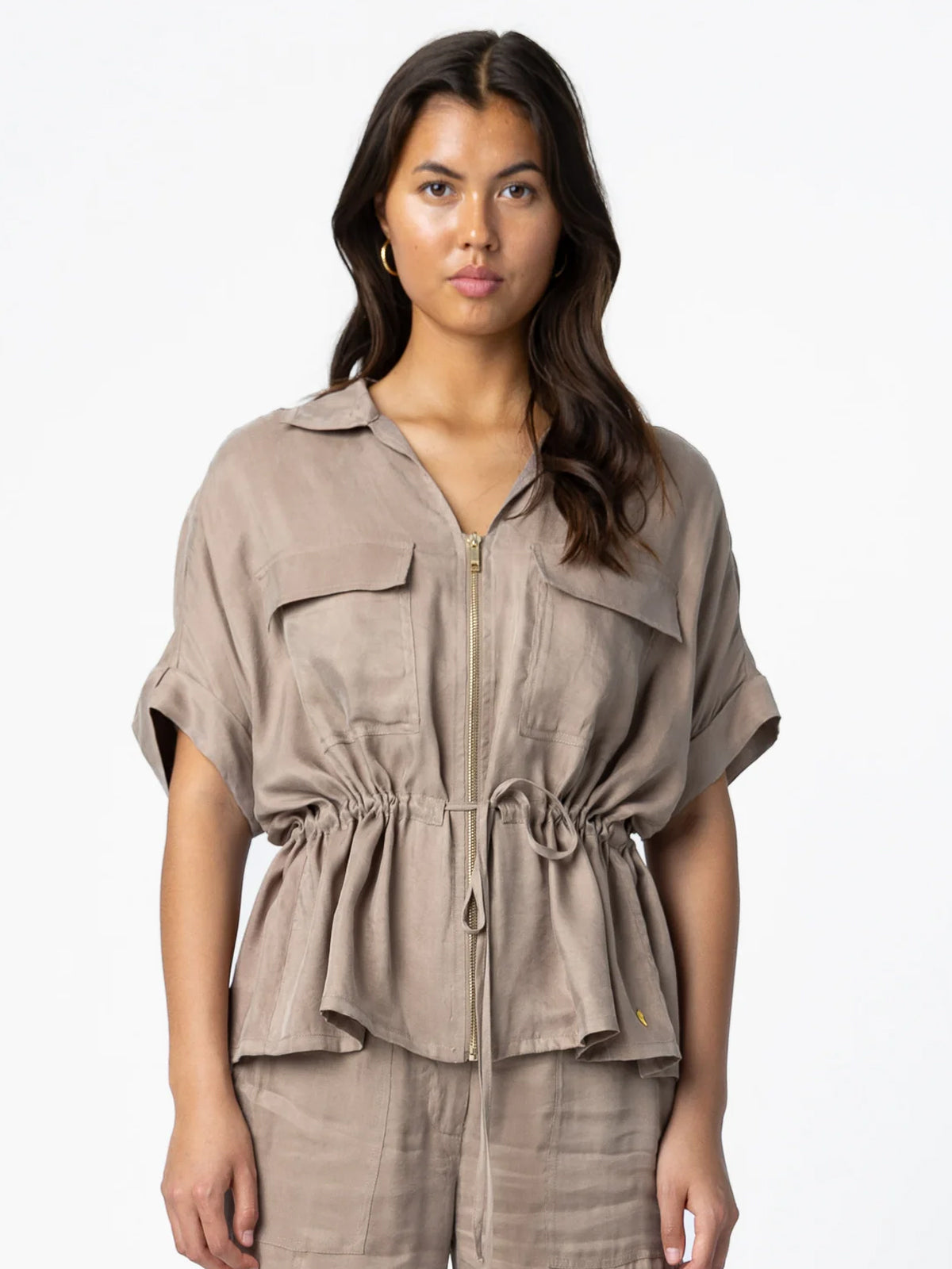 Coster Copenhagen Blouse With Zipper Moon Rock