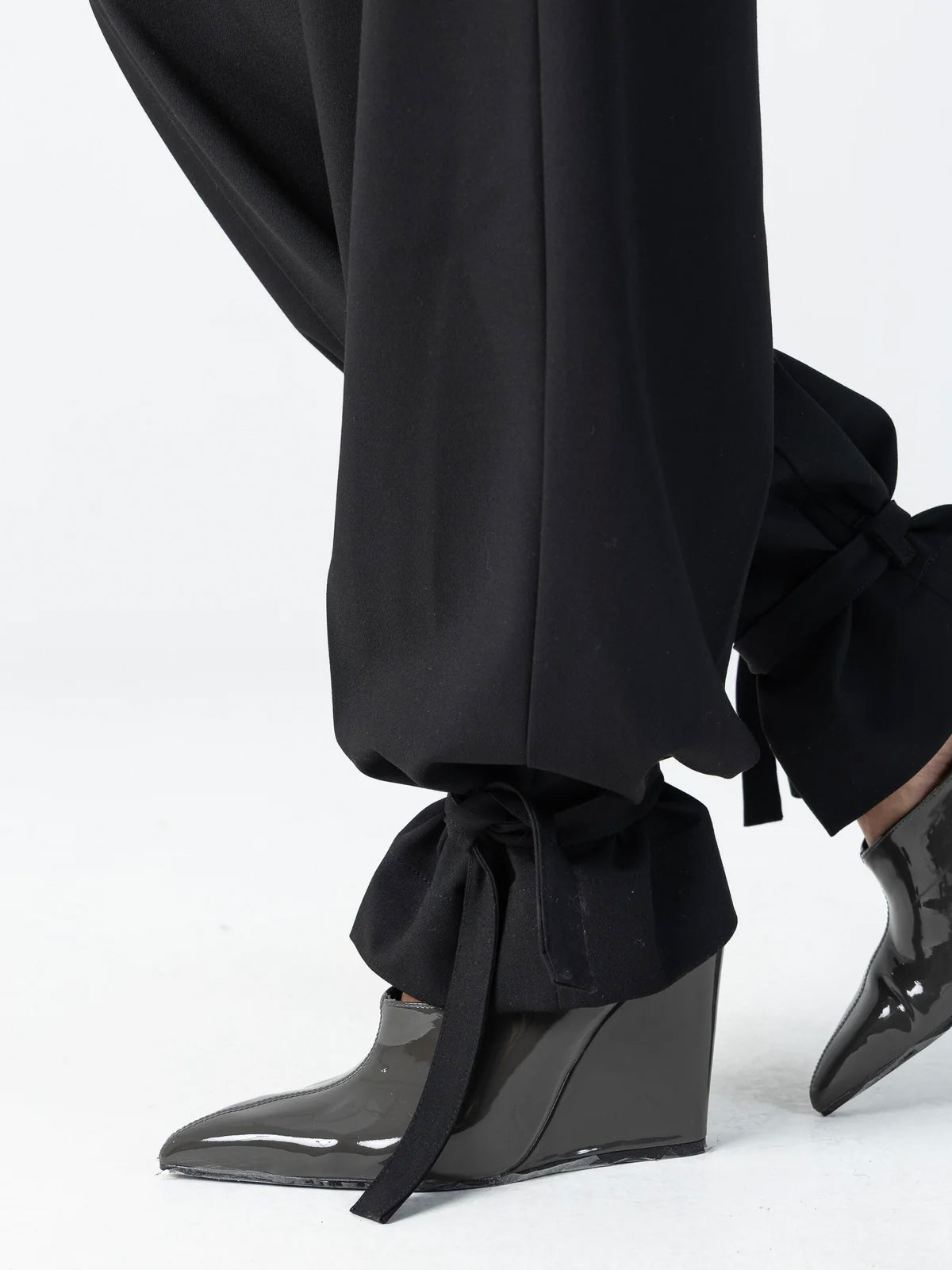 Coster Copenhagen Ankle Tie Suit Pants Black